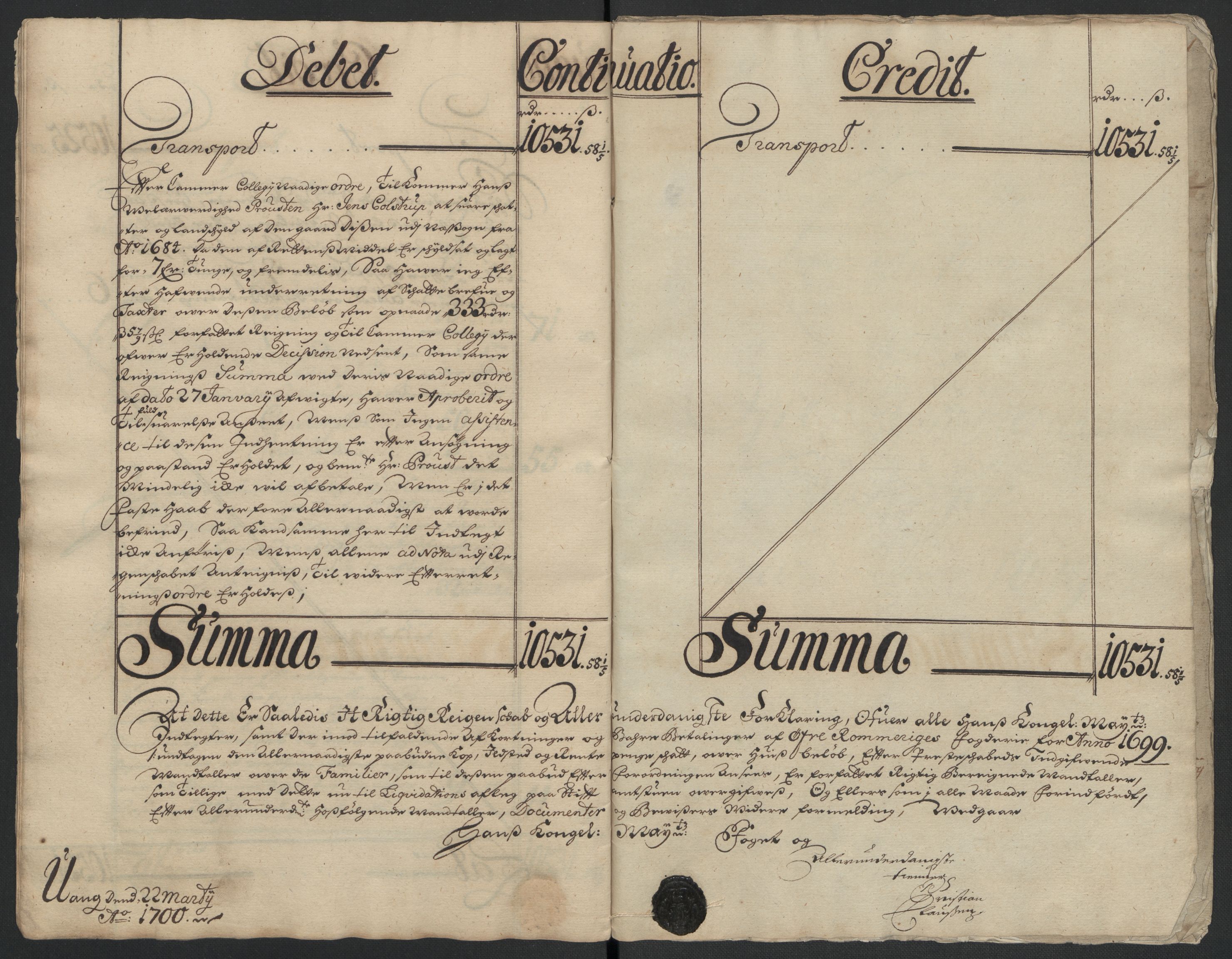 Rentekammeret inntil 1814, Reviderte regnskaper, Fogderegnskap, AV/RA-EA-4092/R12/L0711: Fogderegnskap Øvre Romerike, 1699, p. 14