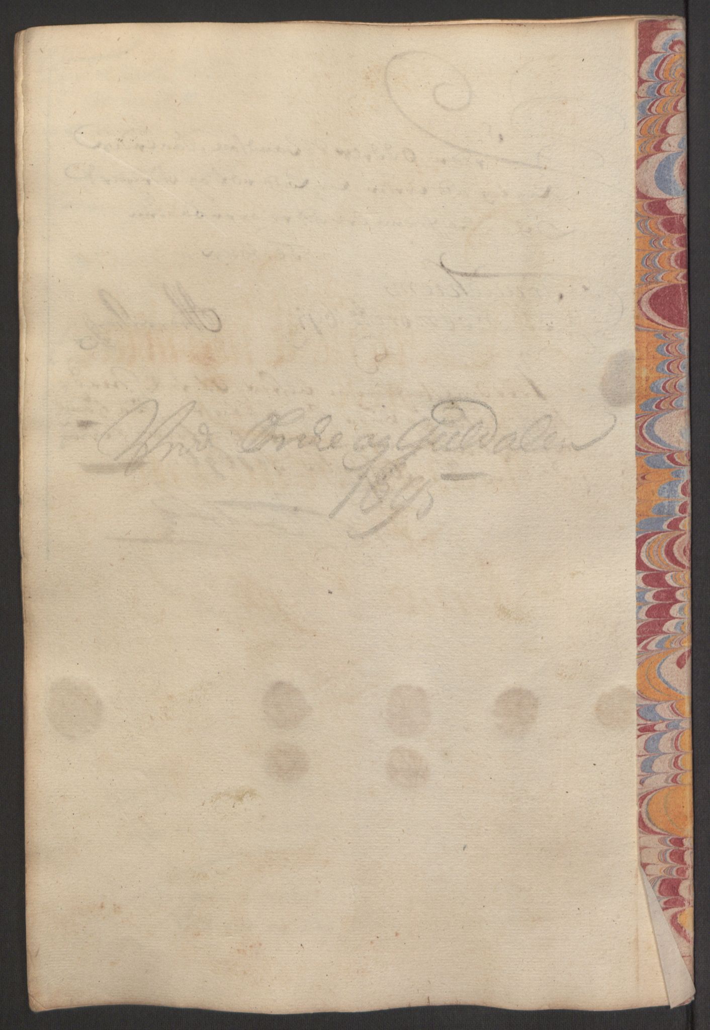 Rentekammeret inntil 1814, Reviderte regnskaper, Fogderegnskap, RA/EA-4092/R60/L3945: Fogderegnskap Orkdal og Gauldal, 1695, p. 130