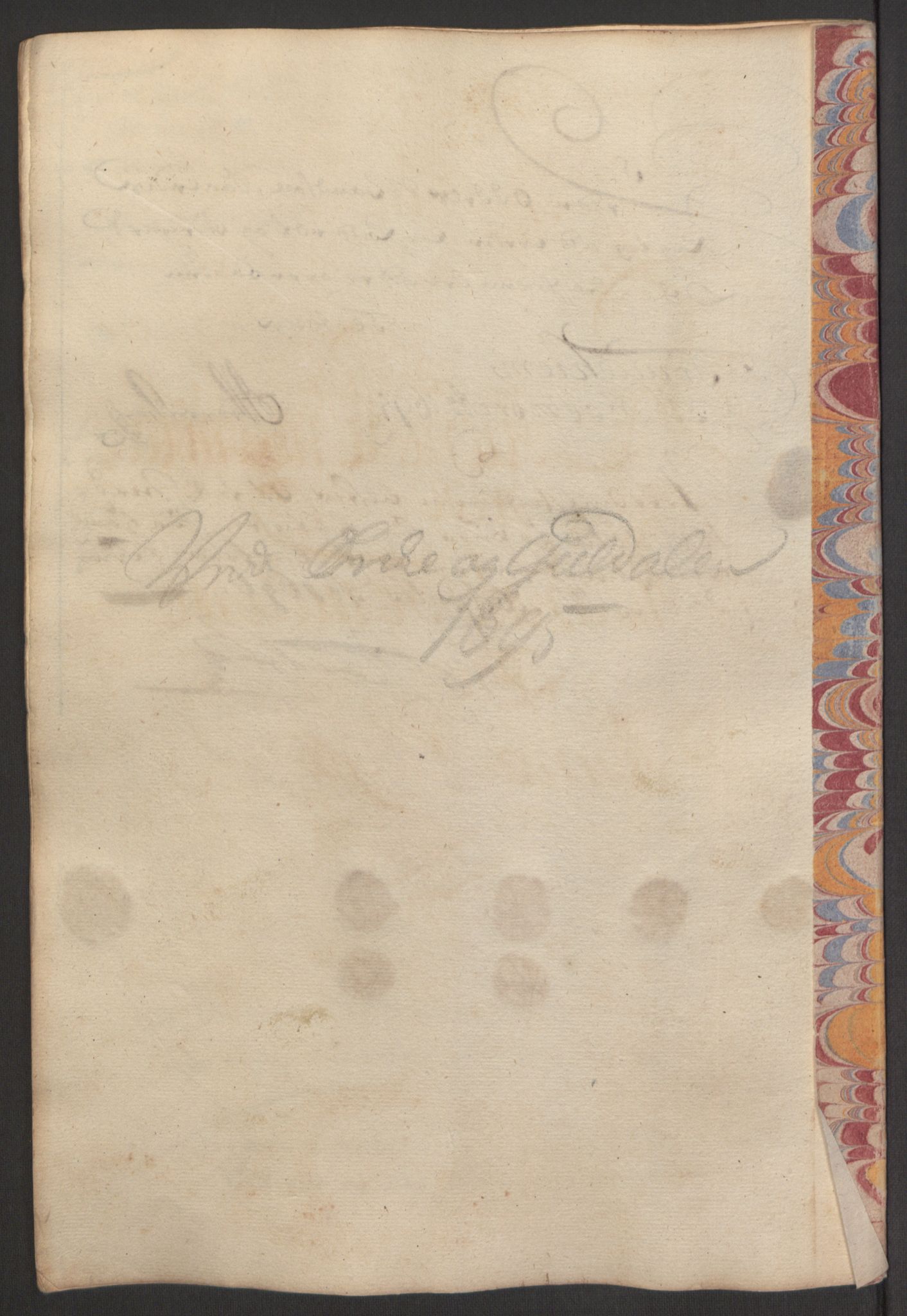 Rentekammeret inntil 1814, Reviderte regnskaper, Fogderegnskap, AV/RA-EA-4092/R60/L3945: Fogderegnskap Orkdal og Gauldal, 1695, p. 130