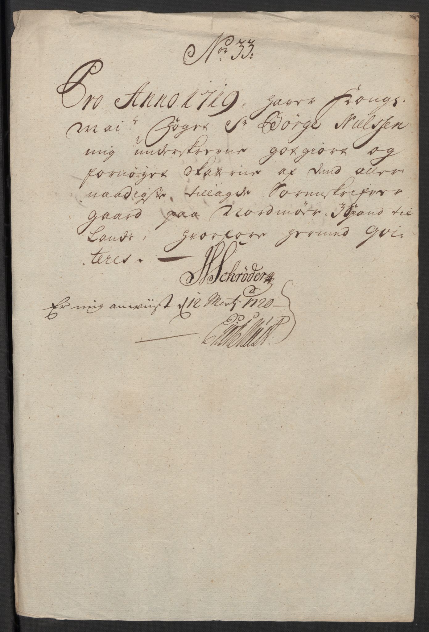 Rentekammeret inntil 1814, Reviderte regnskaper, Fogderegnskap, AV/RA-EA-4092/R56/L3752: Fogderegnskap Nordmøre, 1719, p. 210