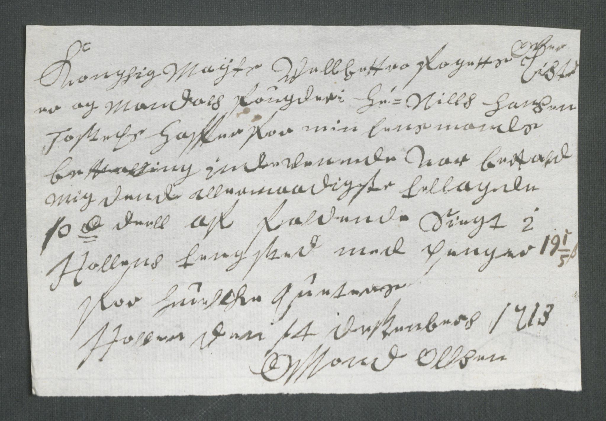 Rentekammeret inntil 1814, Reviderte regnskaper, Fogderegnskap, AV/RA-EA-4092/R43/L2556: Fogderegnskap Lista og Mandal, 1713, p. 459