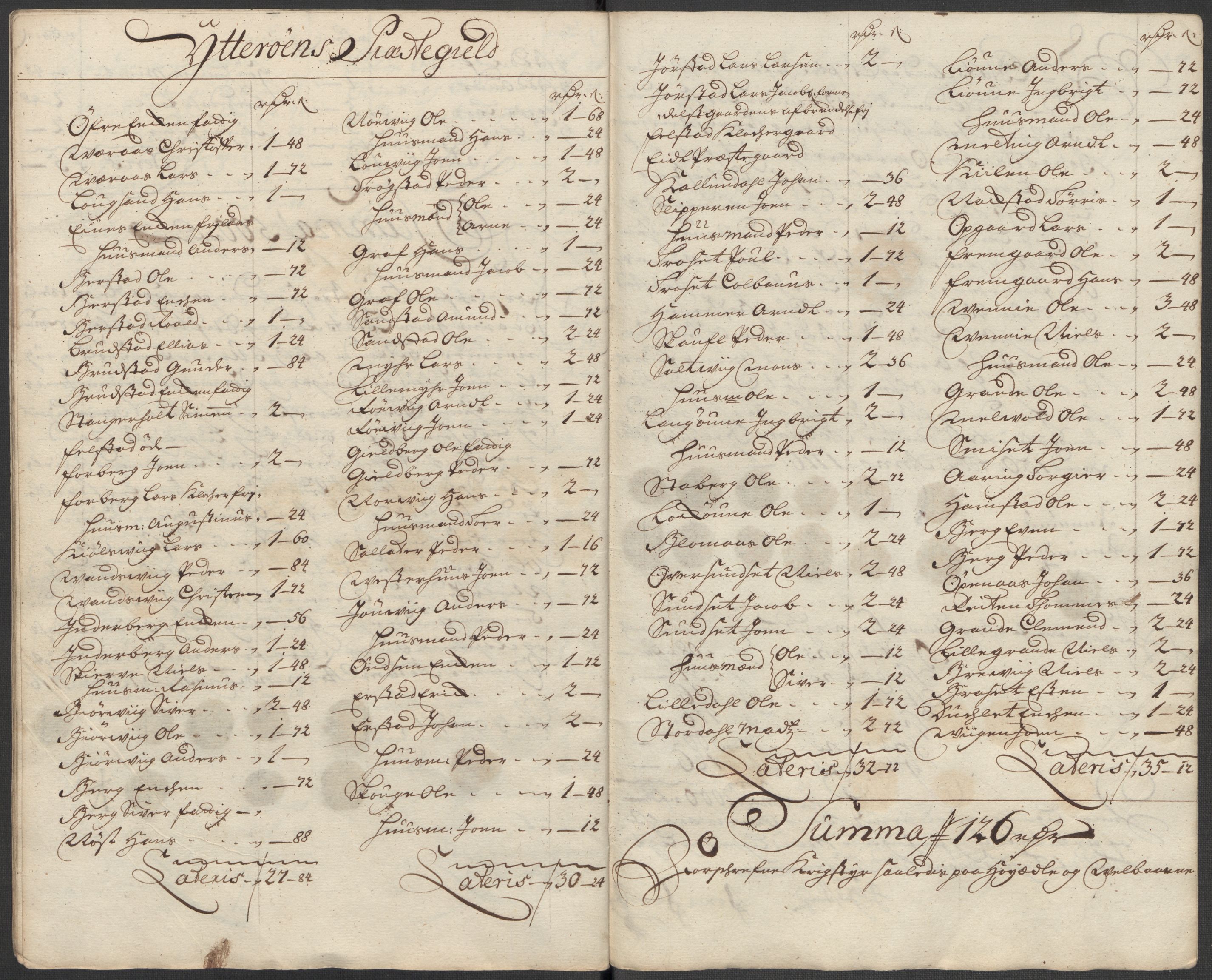 Rentekammeret inntil 1814, Reviderte regnskaper, Fogderegnskap, AV/RA-EA-4092/R63/L4324: Fogderegnskap Inderøy, 1716, p. 157