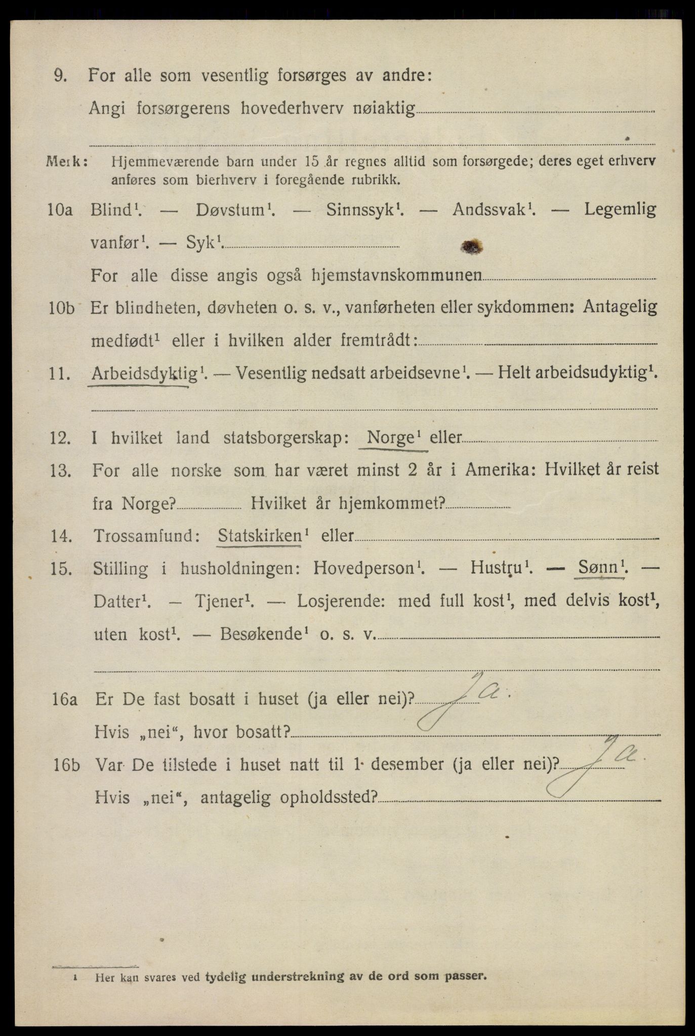 SAO, 1920 census for Hobøl, 1920, p. 891