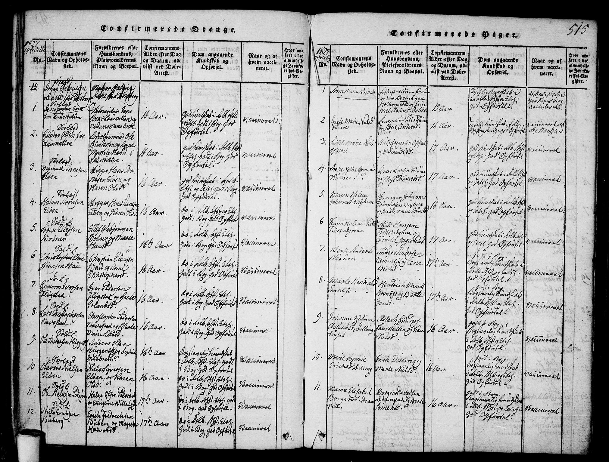 Rygge prestekontor Kirkebøker, SAO/A-10084b/F/Fa/L0003: Parish register (official) no. 3, 1814-1836, p. 514-515