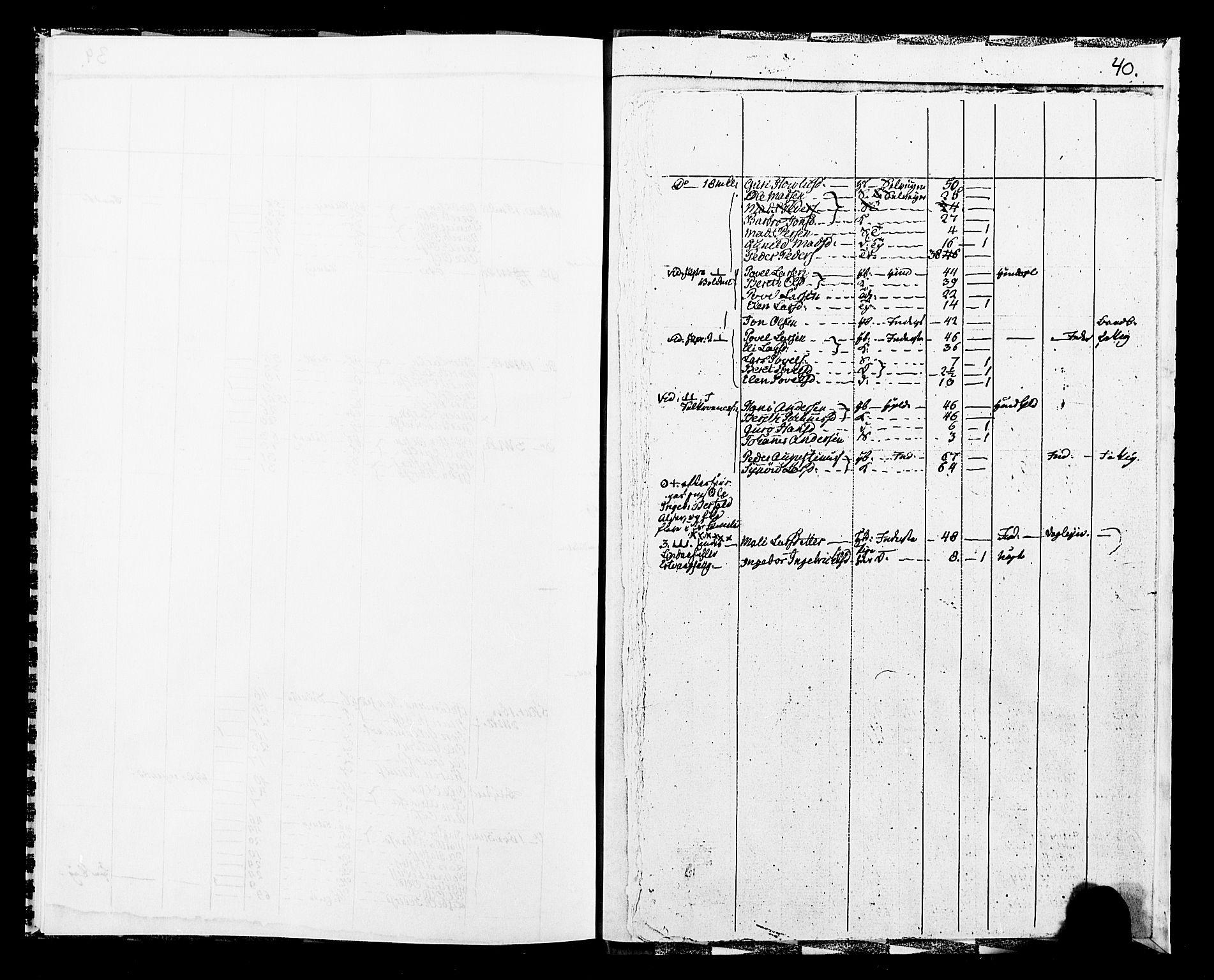 SAT, 1825 Census for 1569P Aure, 1825, p. 45