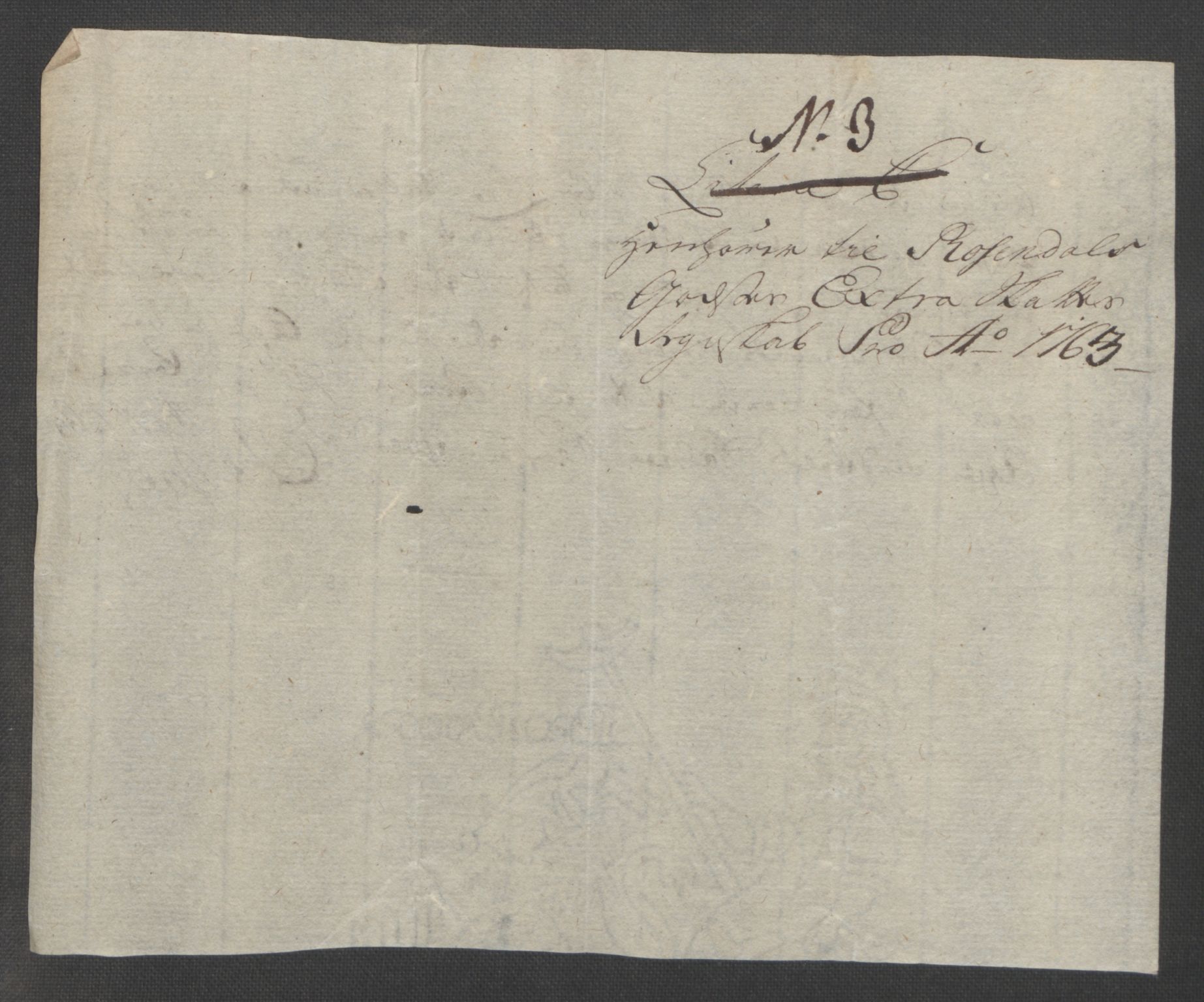 Rentekammeret inntil 1814, Reviderte regnskaper, Fogderegnskap, AV/RA-EA-4092/R49/L3157: Ekstraskatten Rosendal Baroni, 1762-1772, p. 48