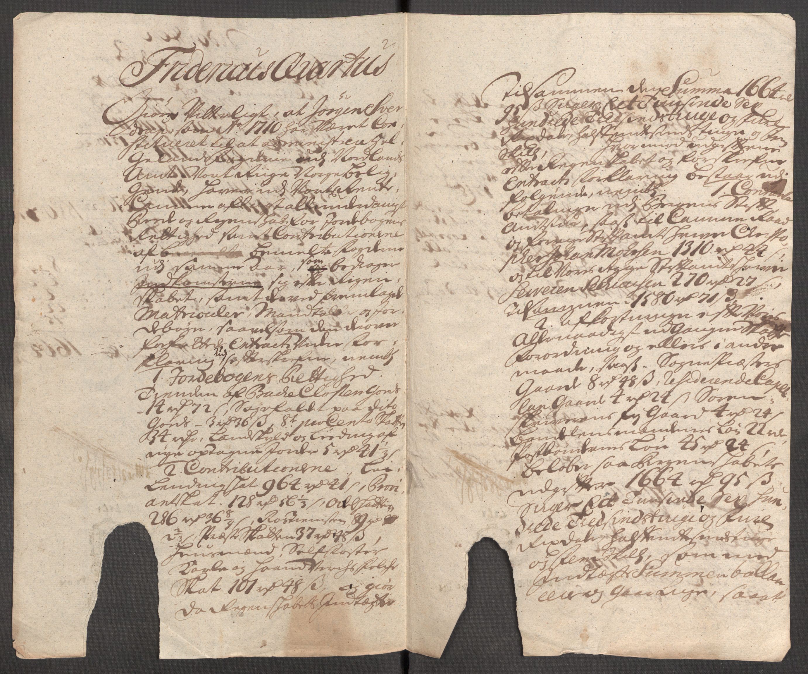 Rentekammeret inntil 1814, Reviderte regnskaper, Fogderegnskap, AV/RA-EA-4092/R65/L4511: Fogderegnskap Helgeland, 1710-1711, p. 11