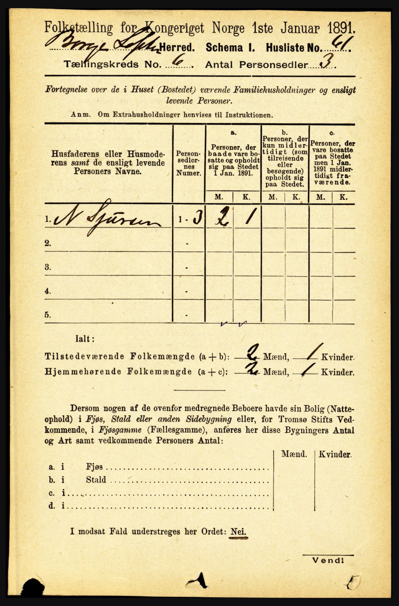 RA, 1891 census for 1862 Borge, 1891, p. 3933