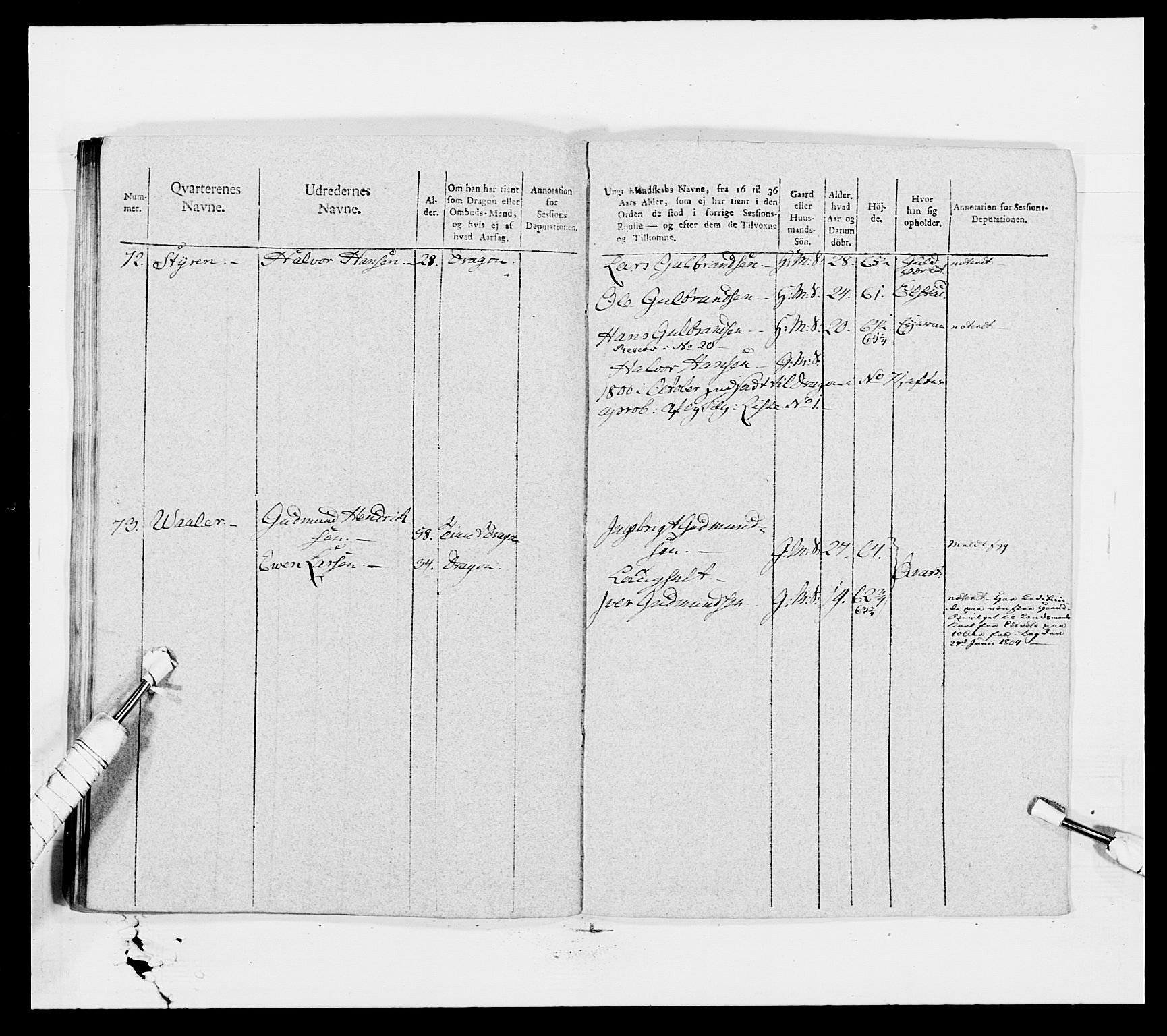 Generalitets- og kommissariatskollegiet, Det kongelige norske kommissariatskollegium, AV/RA-EA-5420/E/Eh/L0007: Akershusiske dragonregiment, 1800-1804, p. 672