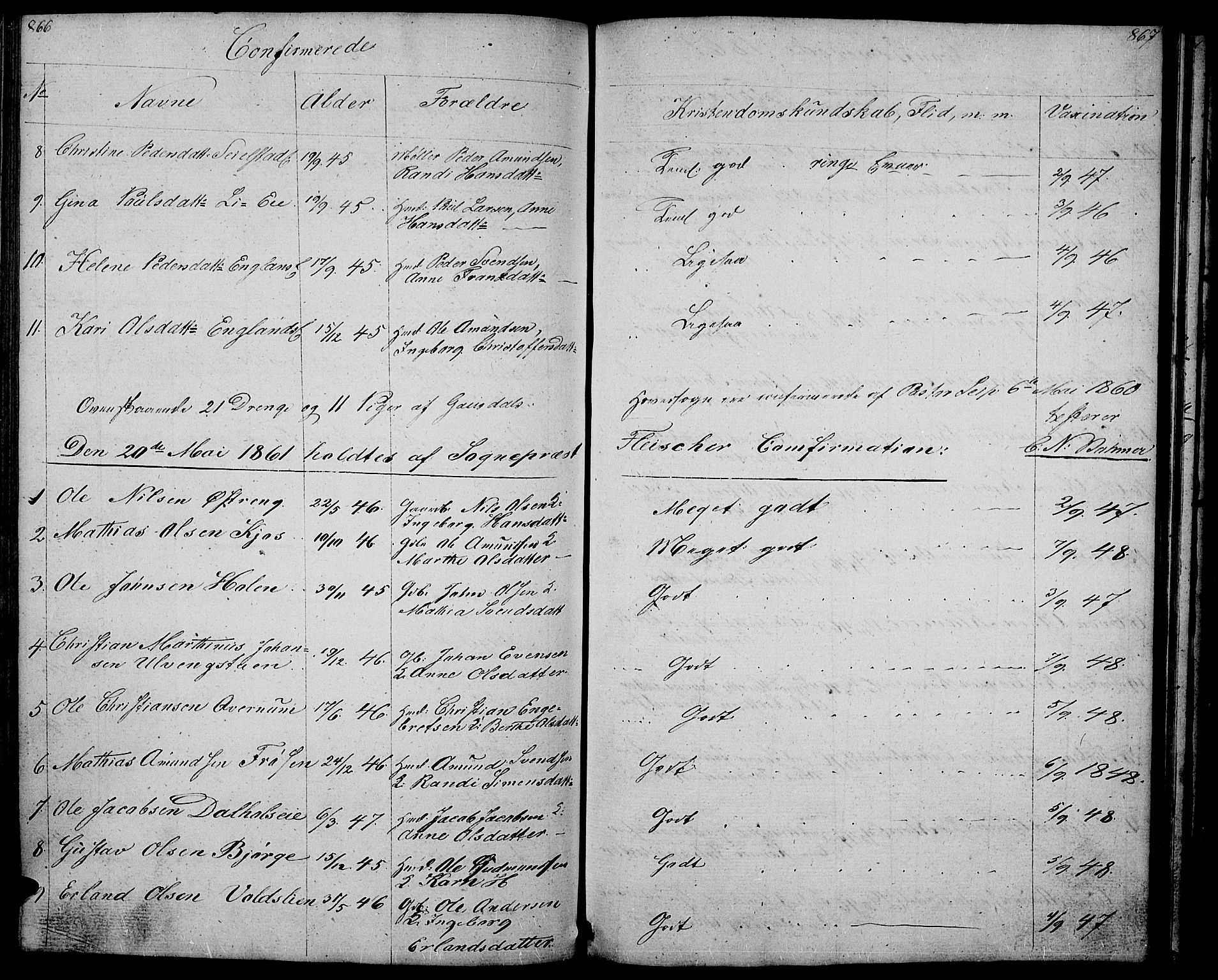Gausdal prestekontor, SAH/PREST-090/H/Ha/Hab/L0004: Parish register (copy) no. 4, 1835-1870, p. 866-867