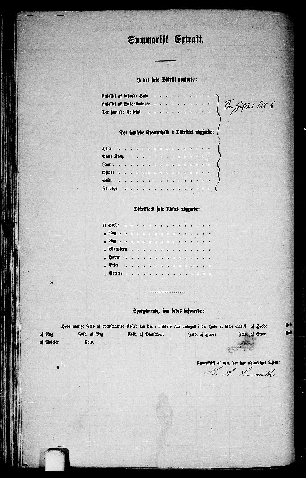 RA, 1865 census for Manger, 1865, p. 65