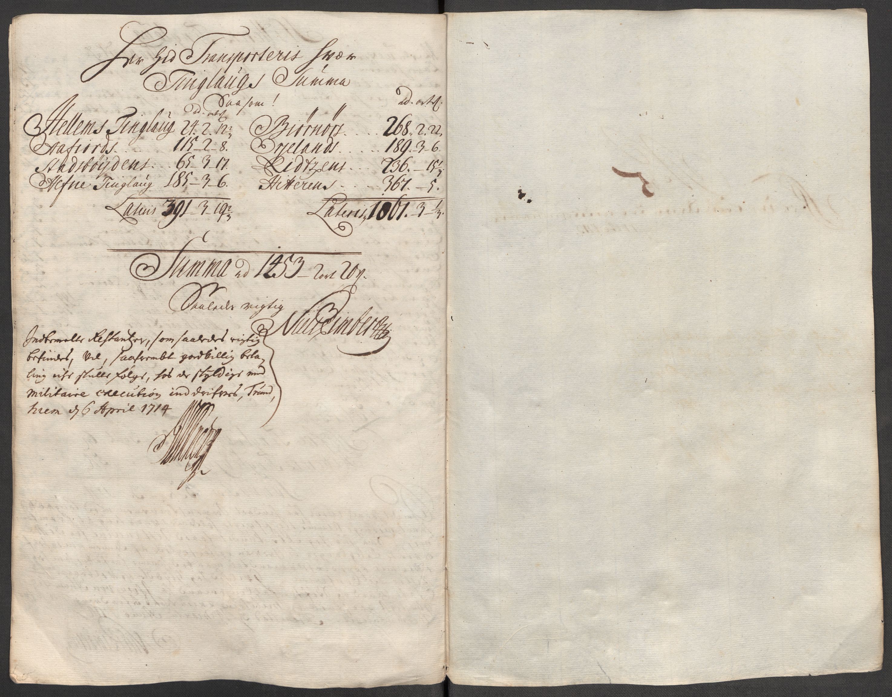 Rentekammeret inntil 1814, Reviderte regnskaper, Fogderegnskap, AV/RA-EA-4092/R57/L3861: Fogderegnskap Fosen, 1712-1713, p. 492