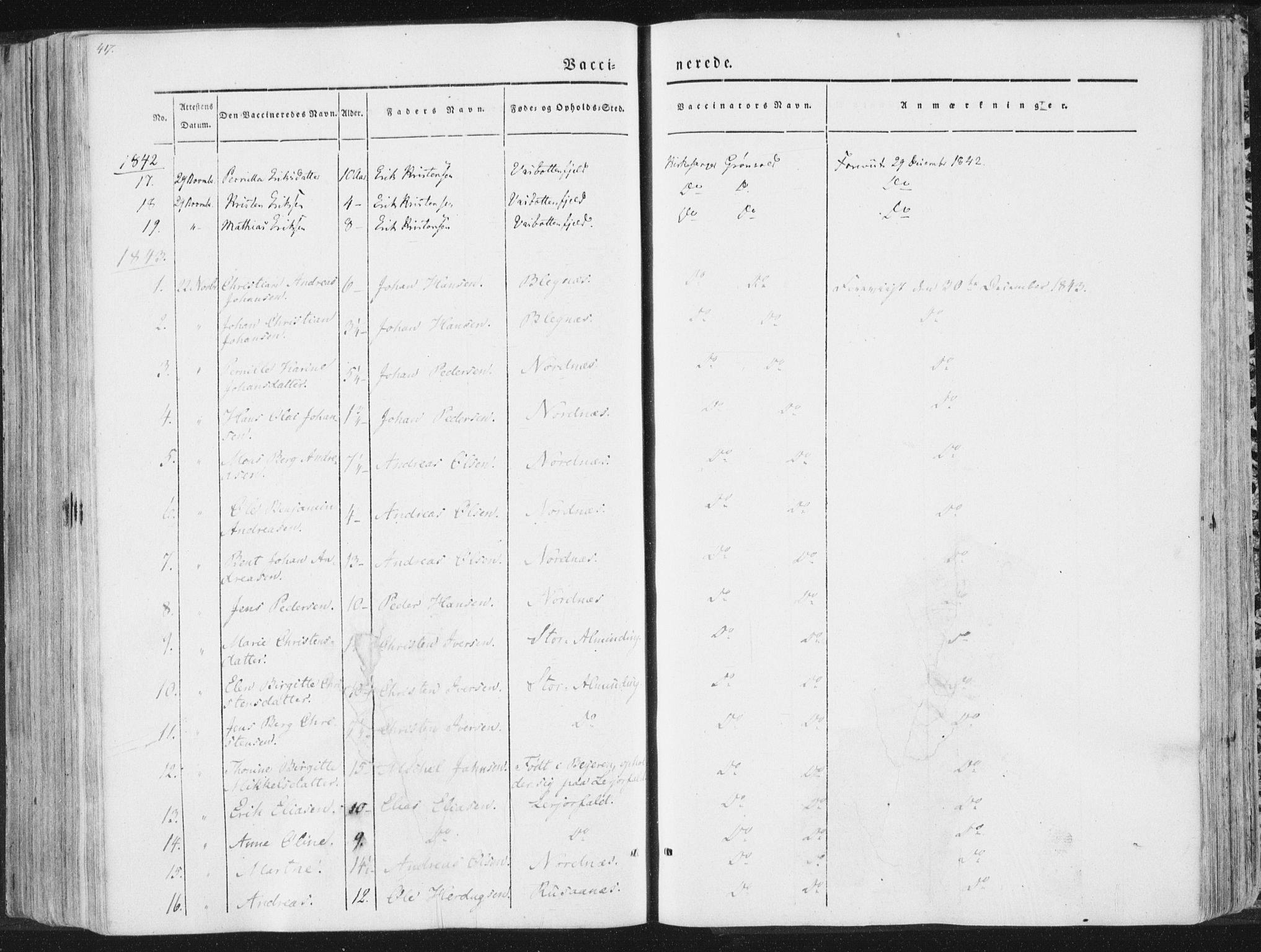 Ministerialprotokoller, klokkerbøker og fødselsregistre - Nordland, SAT/A-1459/847/L0667: Parish register (official) no. 847A07, 1842-1871, p. 417