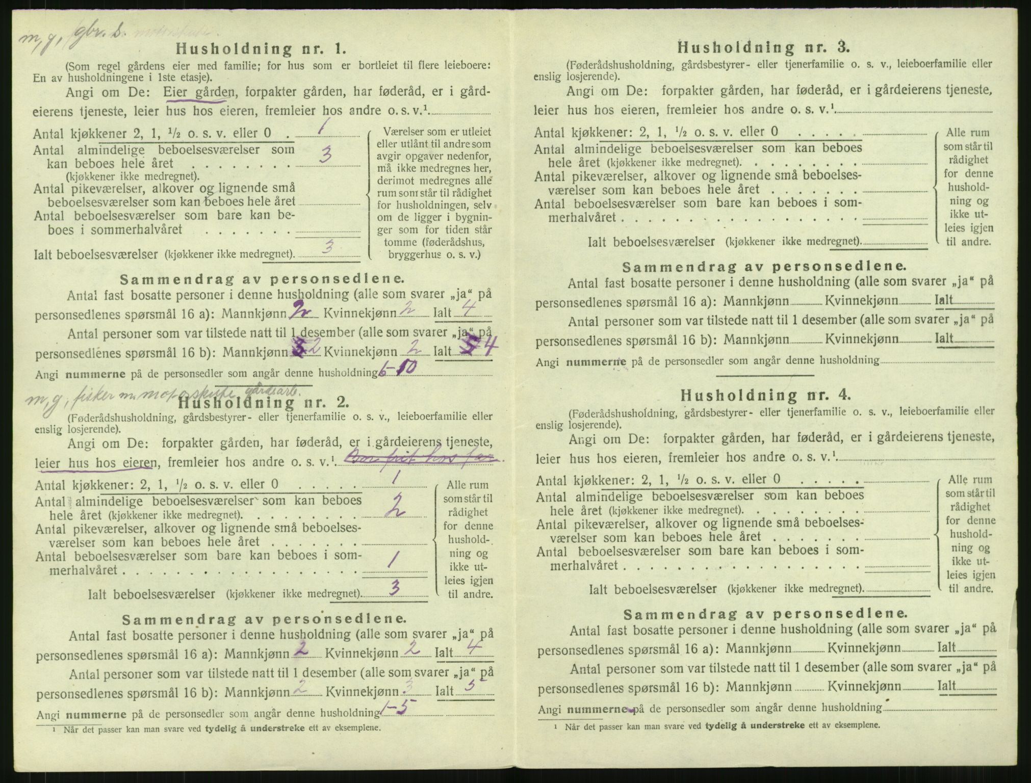 SAT, 1920 census for Giske, 1920, p. 73