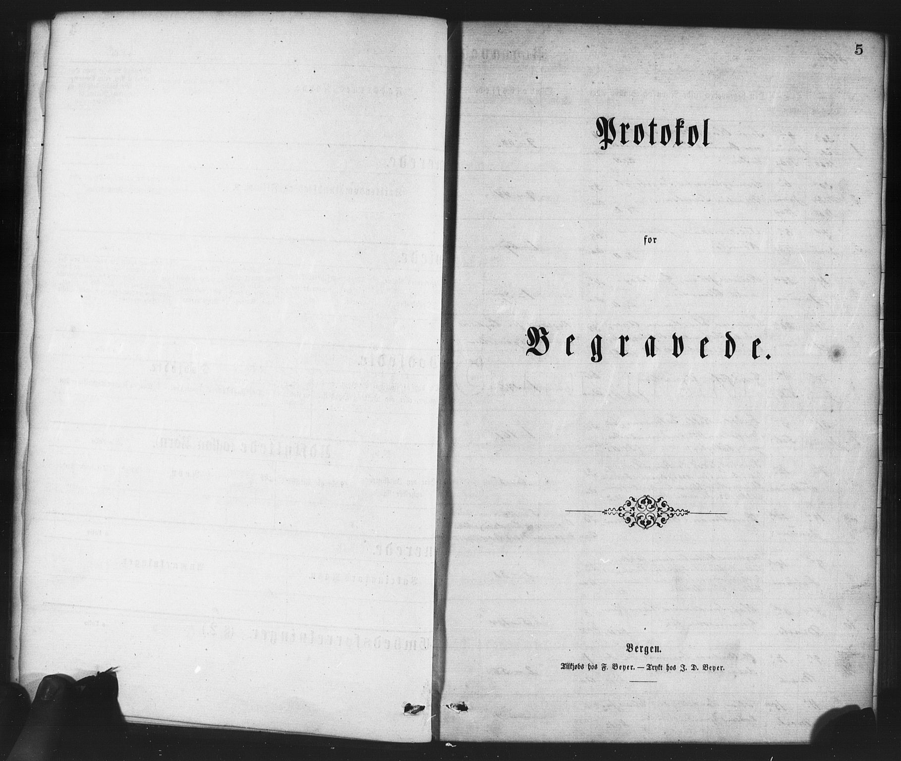 Nykirken Sokneprestembete, SAB/A-77101/H/Haa/L0043: Parish register (official) no. E 3, 1869-1882, p. 5