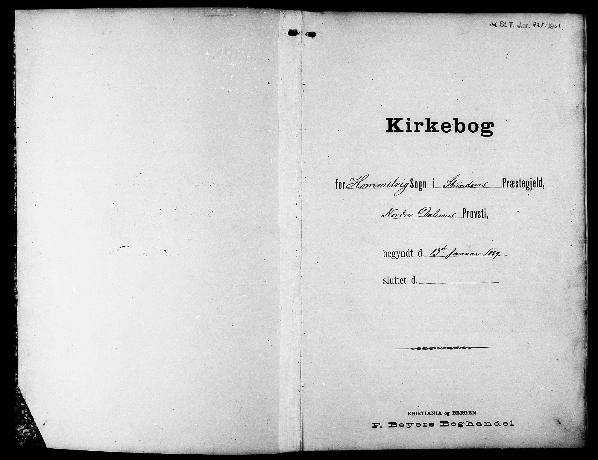 Ministerialprotokoller, klokkerbøker og fødselsregistre - Sør-Trøndelag, SAT/A-1456/617/L0431: Parish register (copy) no. 617C01, 1889-1910