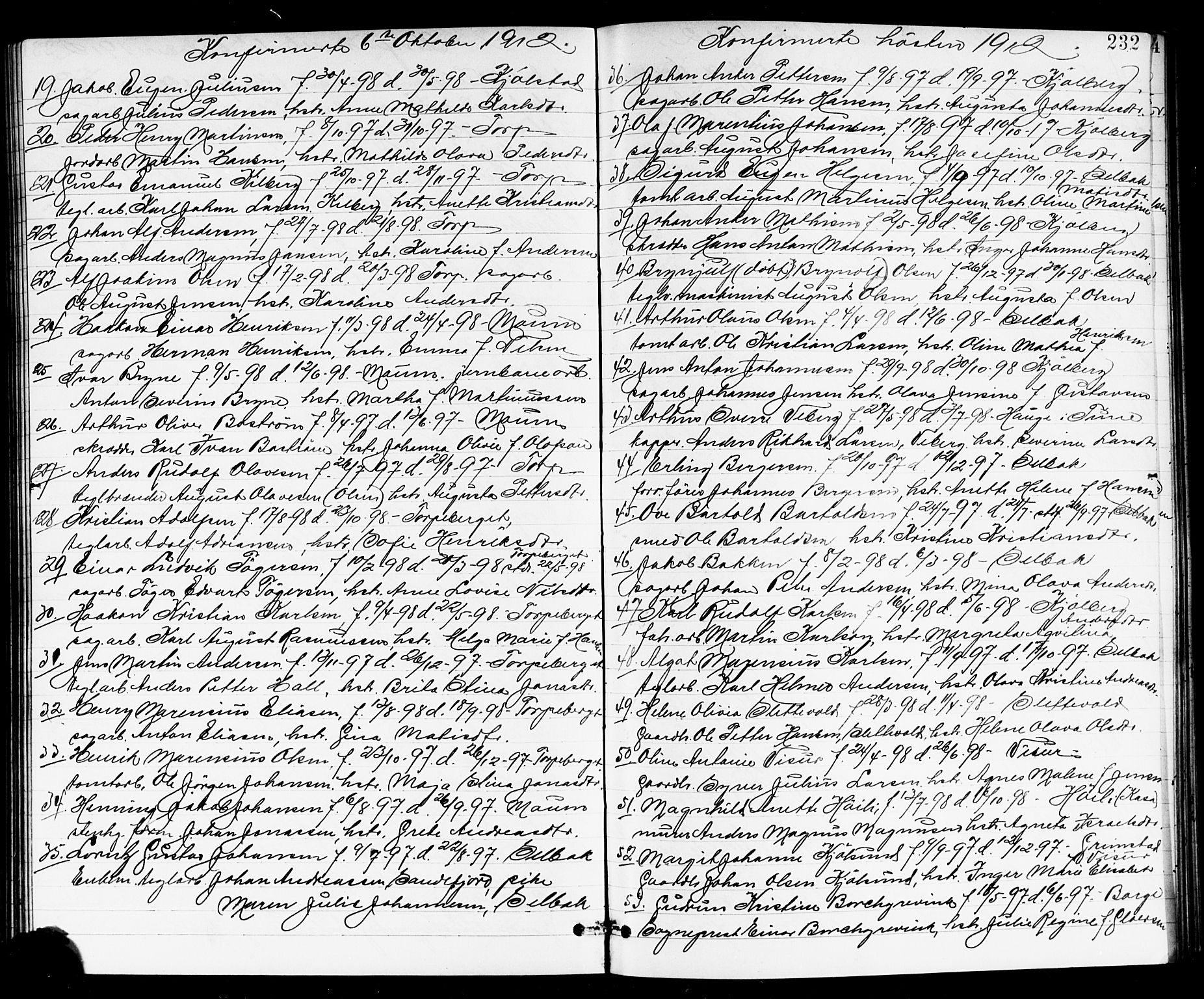 Borge prestekontor Kirkebøker, SAO/A-10903/G/Ga/L0002: Parish register (copy) no. I 2, 1875-1923, p. 232