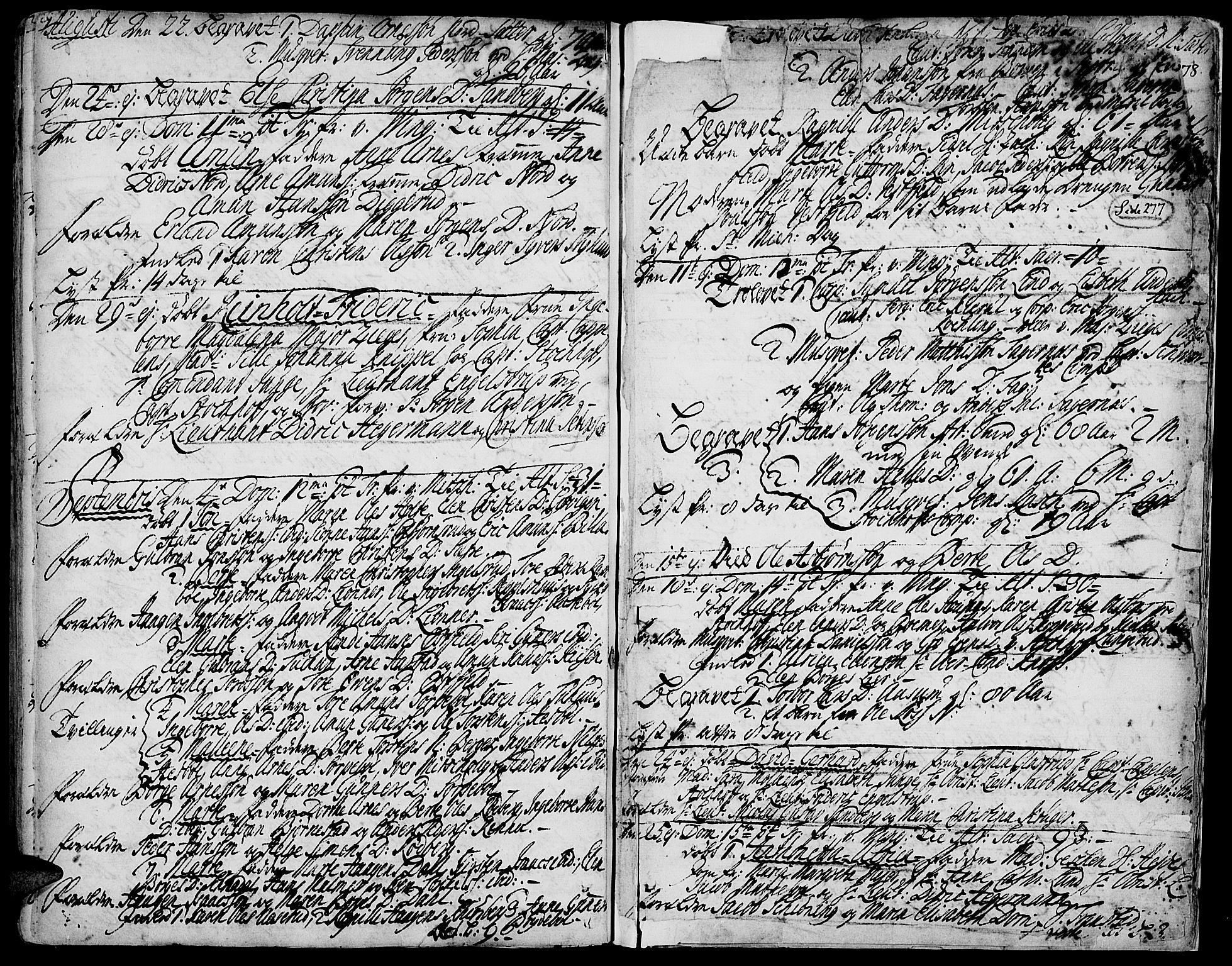 Vinger prestekontor, SAH/PREST-024/H/Ha/Haa/L0001: Parish register (official) no. 1, 1689-1729, p. 277