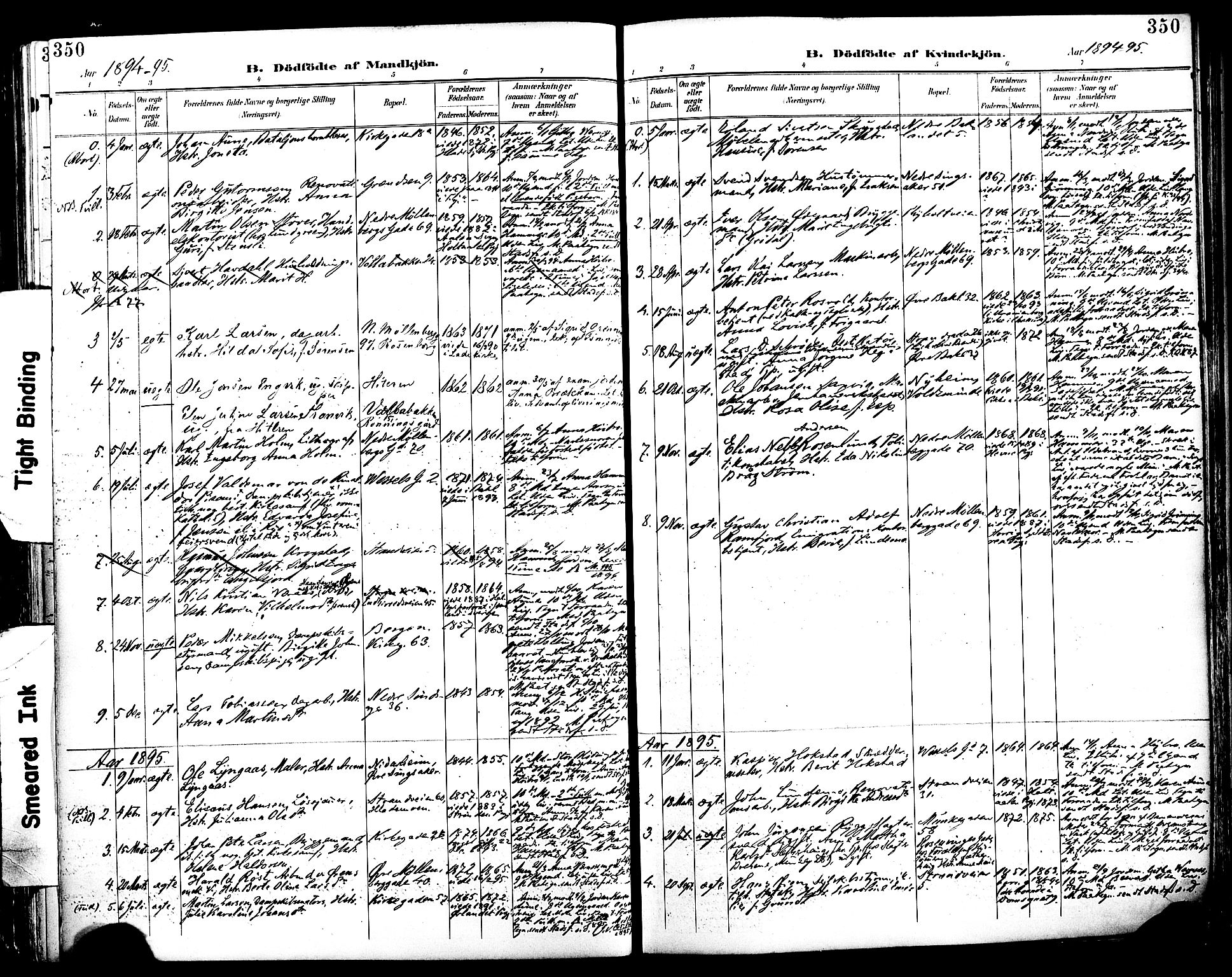 Ministerialprotokoller, klokkerbøker og fødselsregistre - Sør-Trøndelag, SAT/A-1456/604/L0197: Parish register (official) no. 604A18, 1893-1900, p. 350