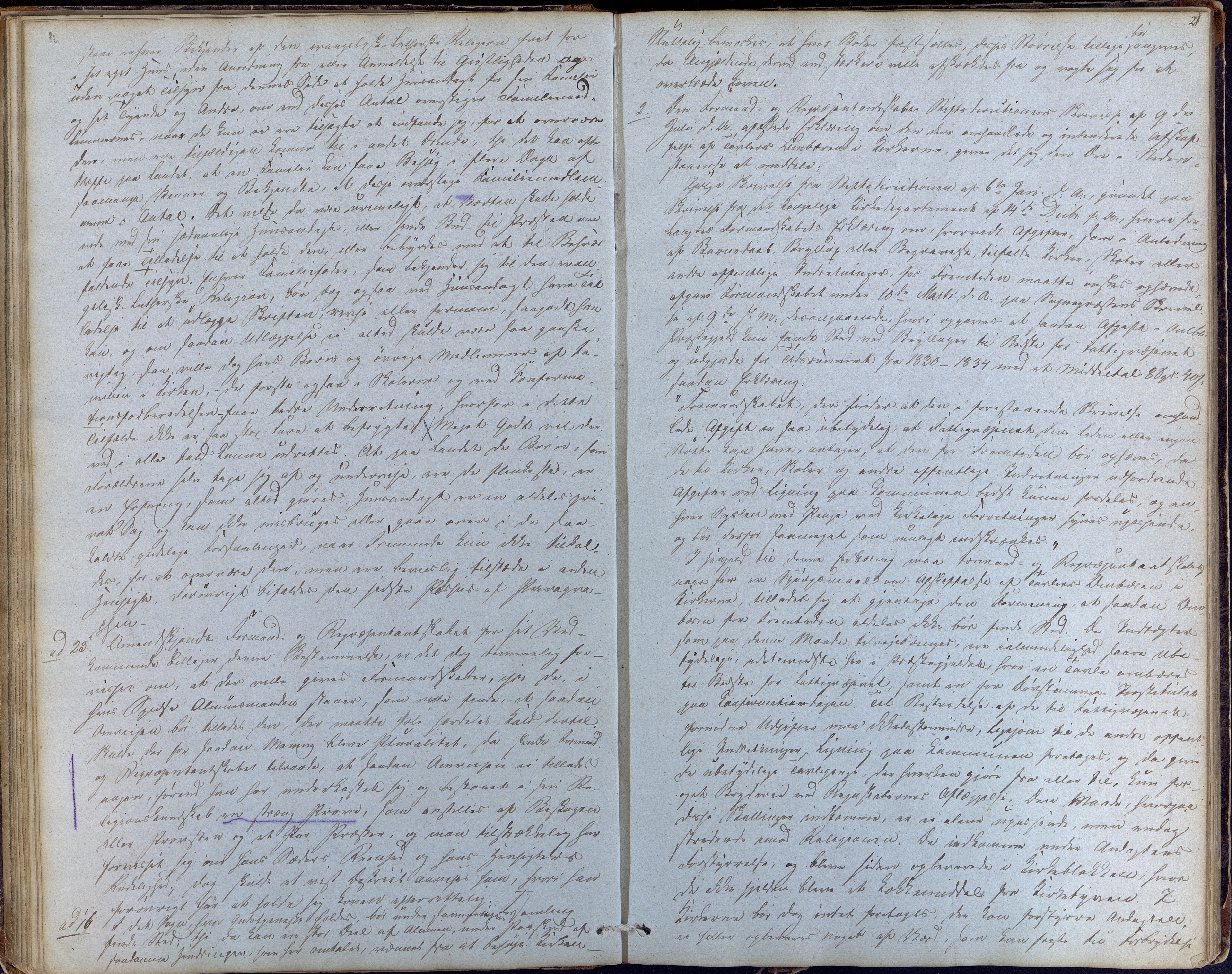 Åmli kommune før 1985, AAKS/KA0929-PK/01/01a/L0001: Møtebok, 1837-1854, p. 21
