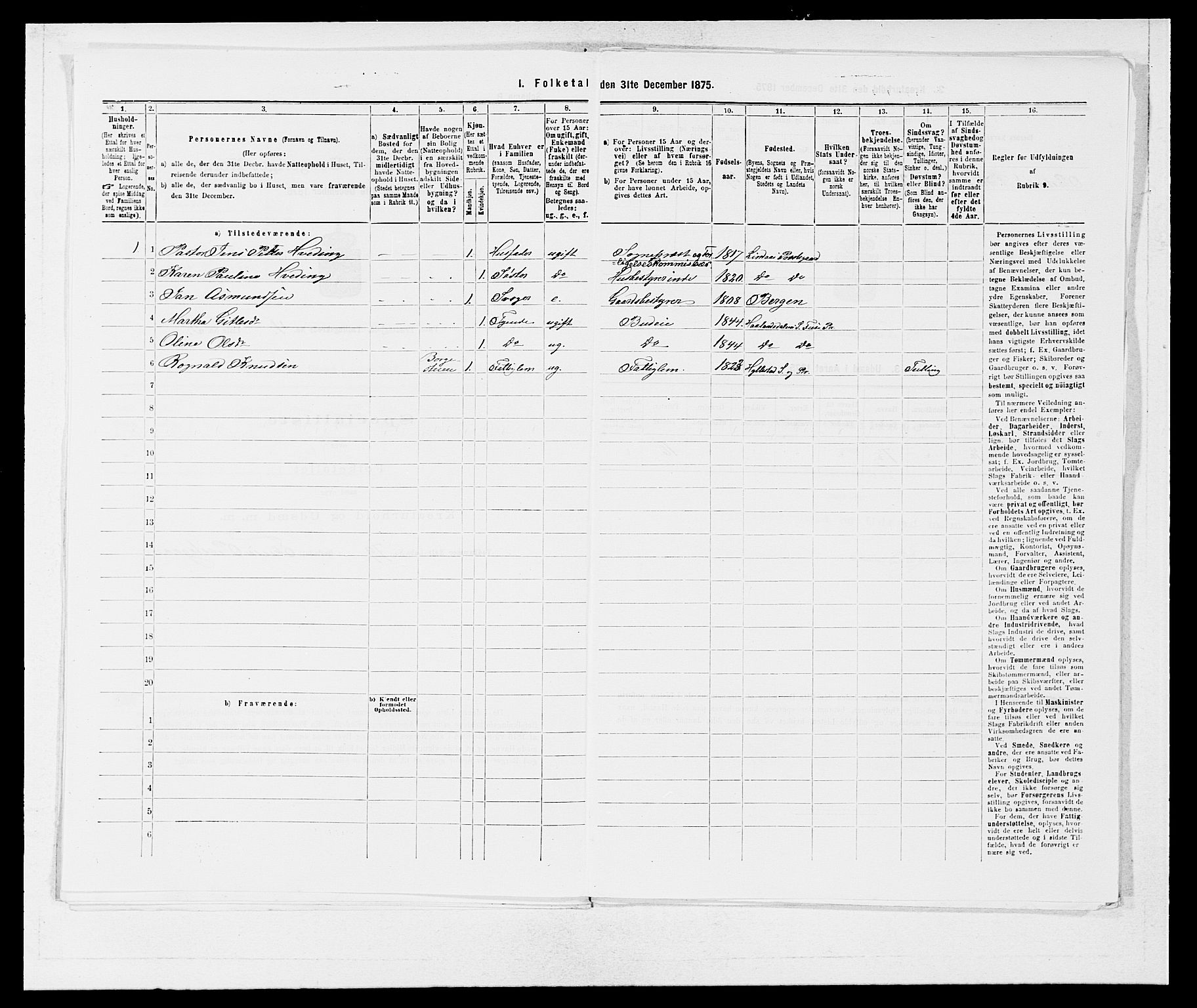 SAB, 1875 census for 1241P Fusa, 1875, p. 310