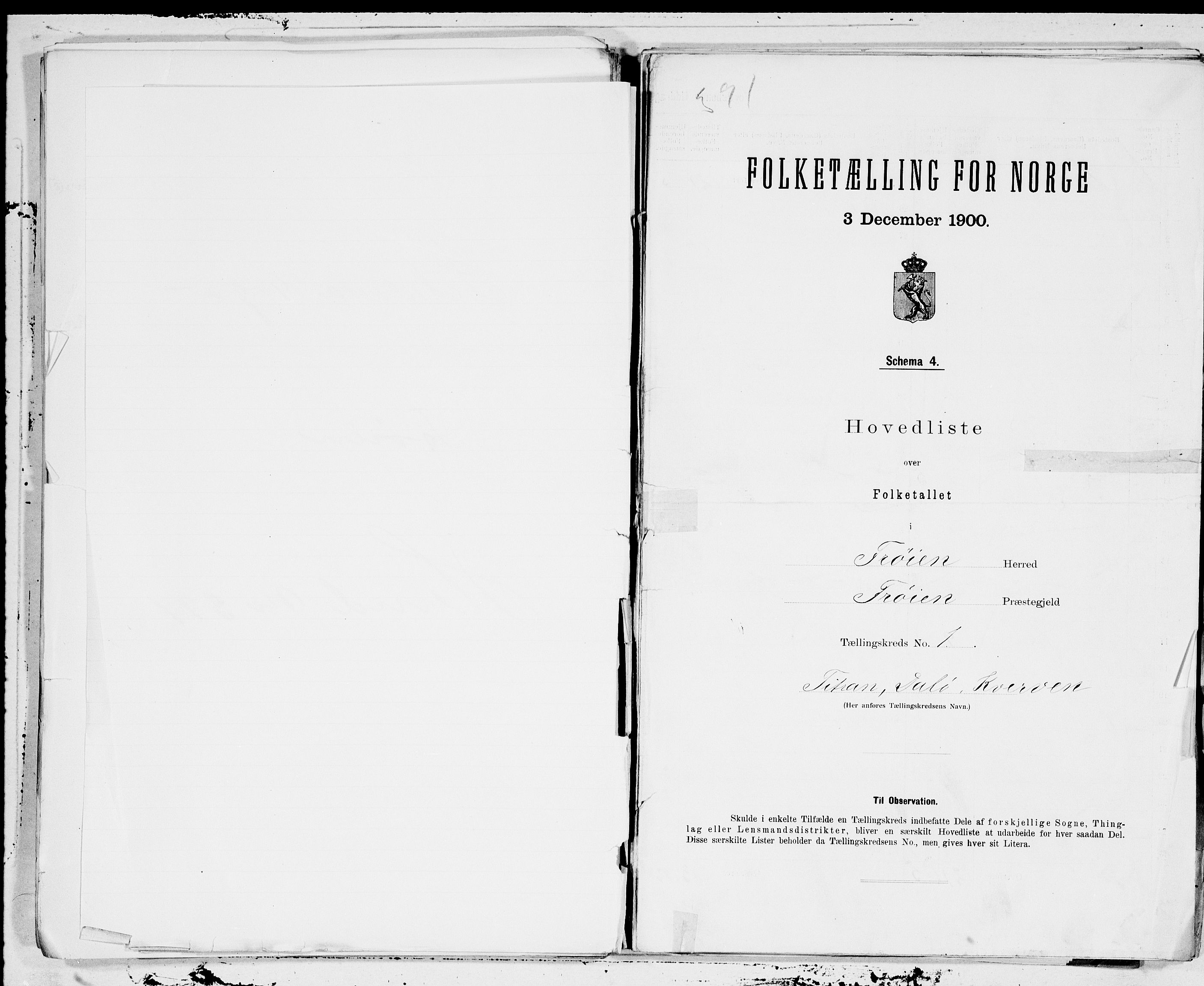 SAT, 1900 census for Frøya, 1900, p. 2