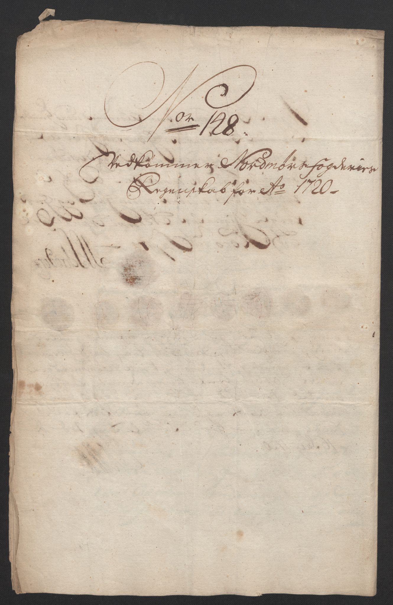 Rentekammeret inntil 1814, Reviderte regnskaper, Fogderegnskap, AV/RA-EA-4092/R56/L3753: Fogderegnskap Nordmøre, 1720, p. 513