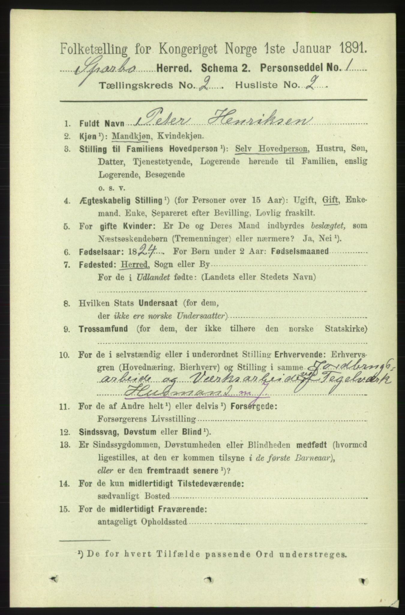 RA, 1891 census for 1731 Sparbu, 1891, p. 678