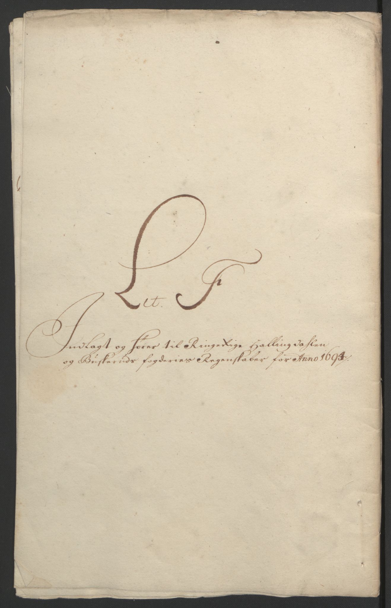 Rentekammeret inntil 1814, Reviderte regnskaper, Fogderegnskap, AV/RA-EA-4092/R22/L1451: Fogderegnskap Ringerike, Hallingdal og Buskerud, 1694, p. 239