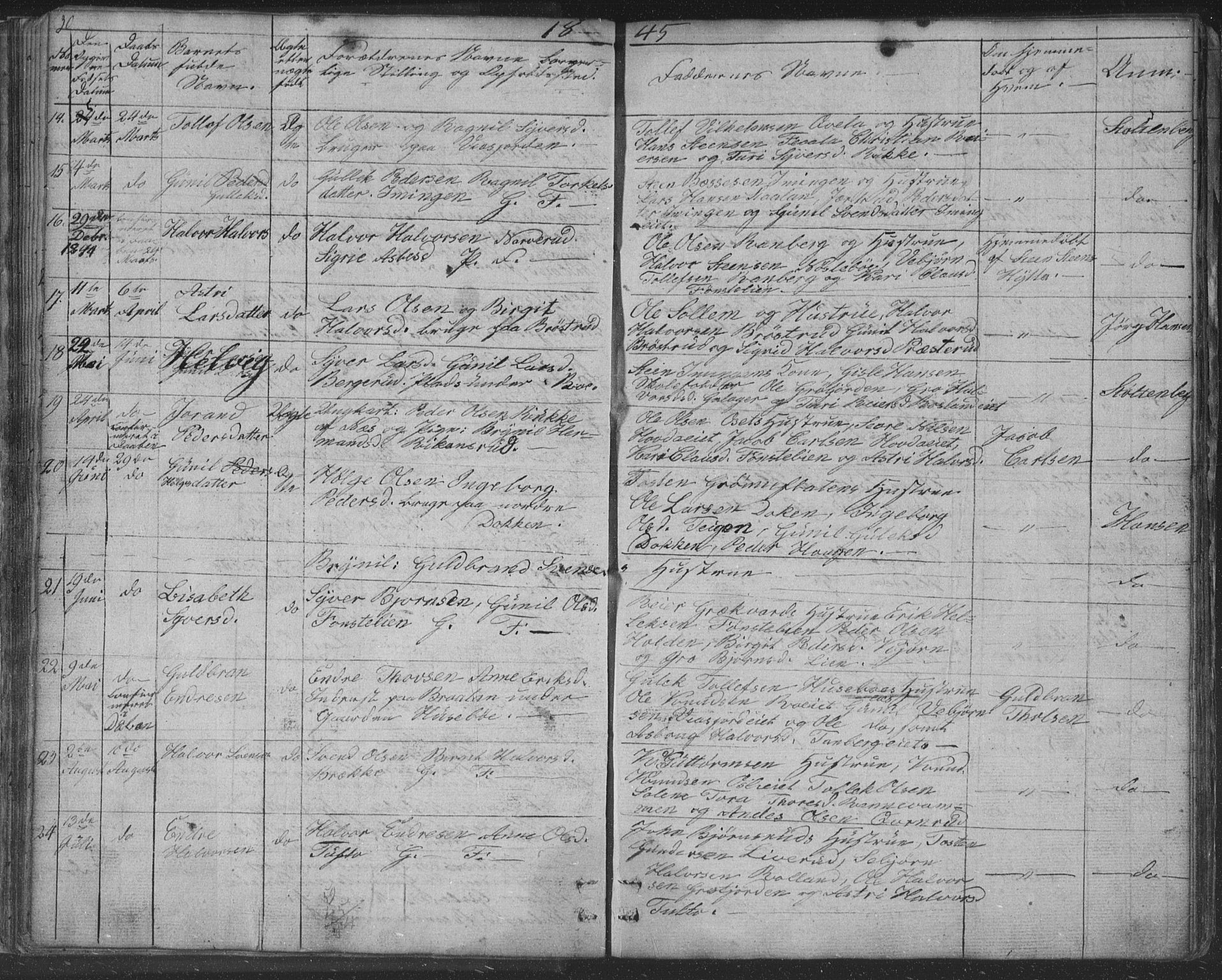 Nore kirkebøker, AV/SAKO-A-238/F/Fc/L0002: Parish register (official) no. III 2, 1836-1861, p. 30