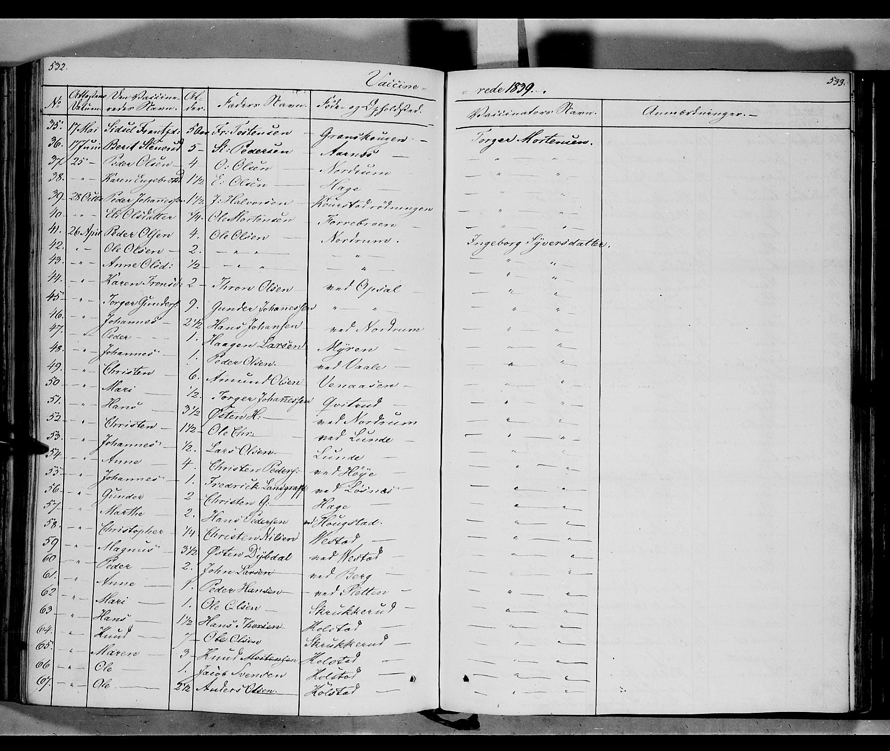 Ringebu prestekontor, AV/SAH-PREST-082/H/Ha/Haa/L0005: Parish register (official) no. 5, 1839-1848, p. 532-533