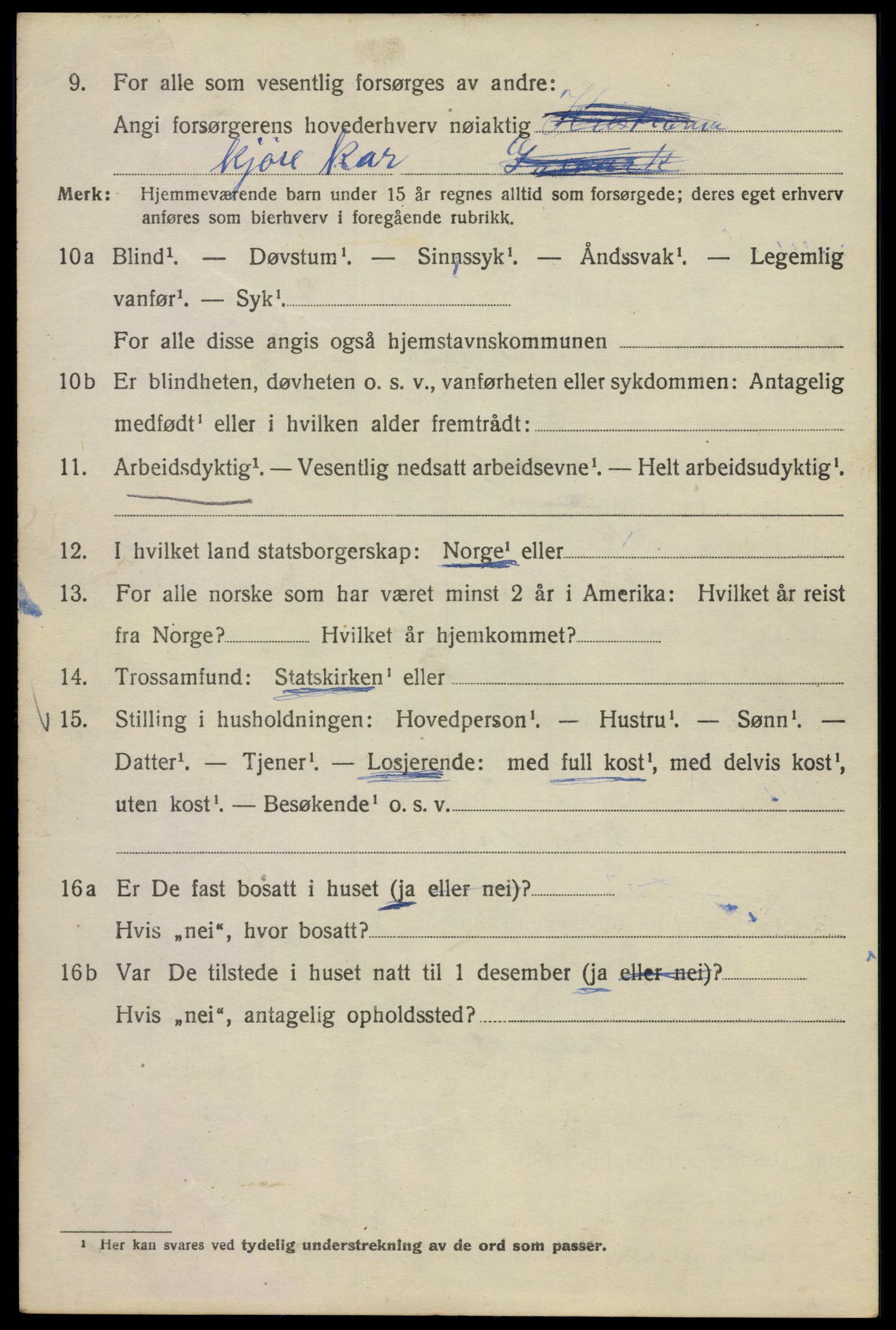 SAO, 1920 census for Kristiania, 1920, p. 325994