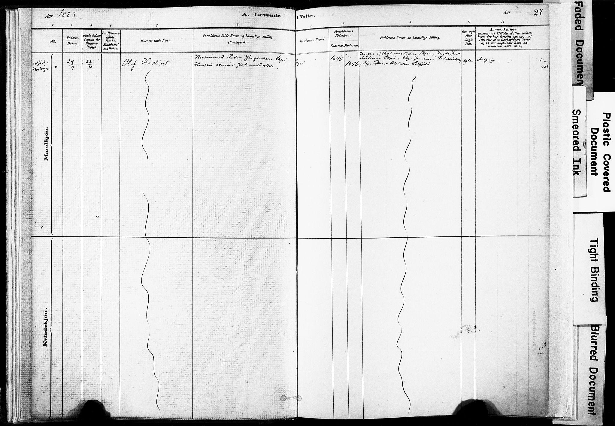 Ministerialprotokoller, klokkerbøker og fødselsregistre - Nordland, SAT/A-1459/835/L0525: Parish register (official) no. 835A03I, 1881-1910, p. 27