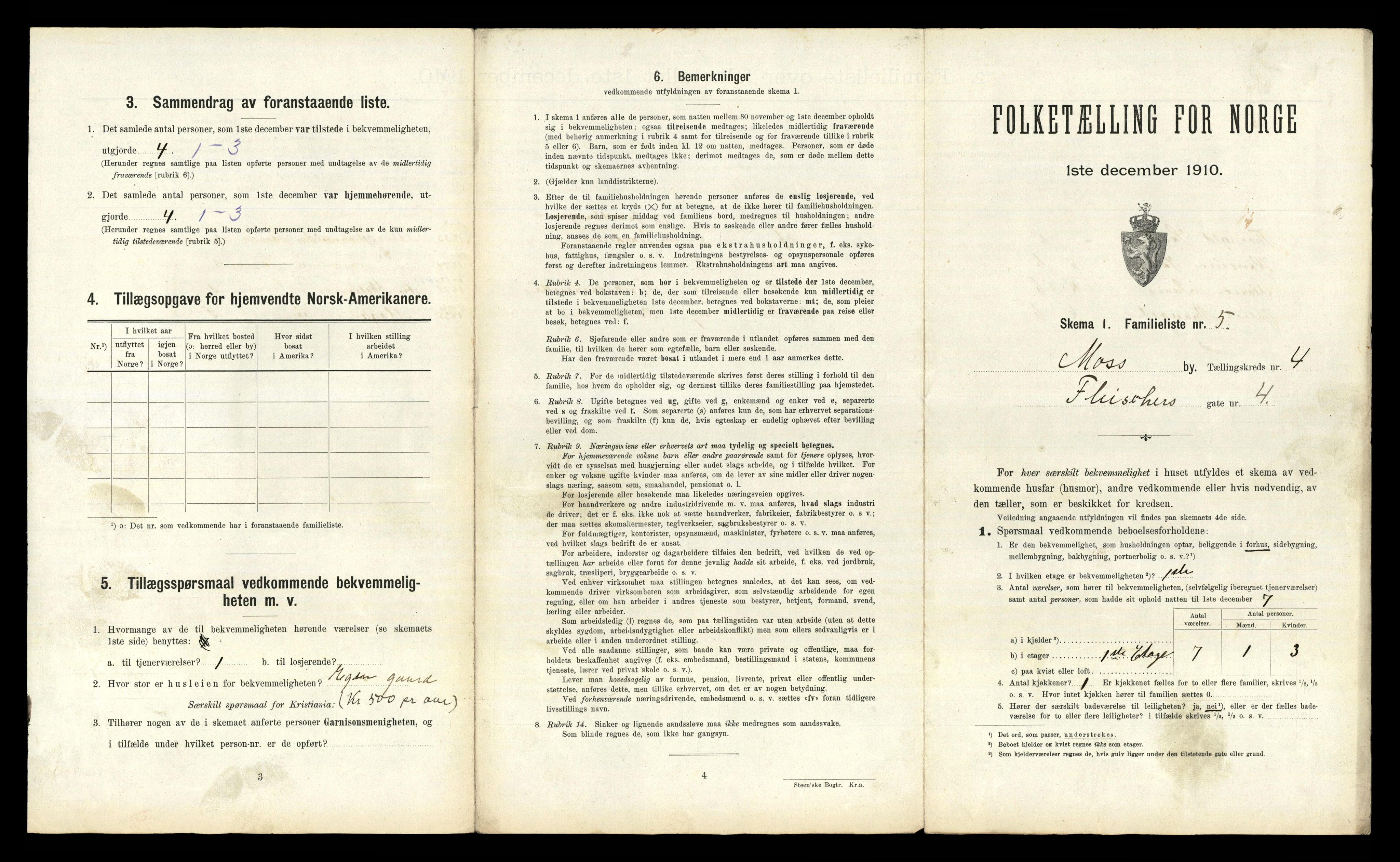 RA, 1910 census for Moss, 1910, p. 2279