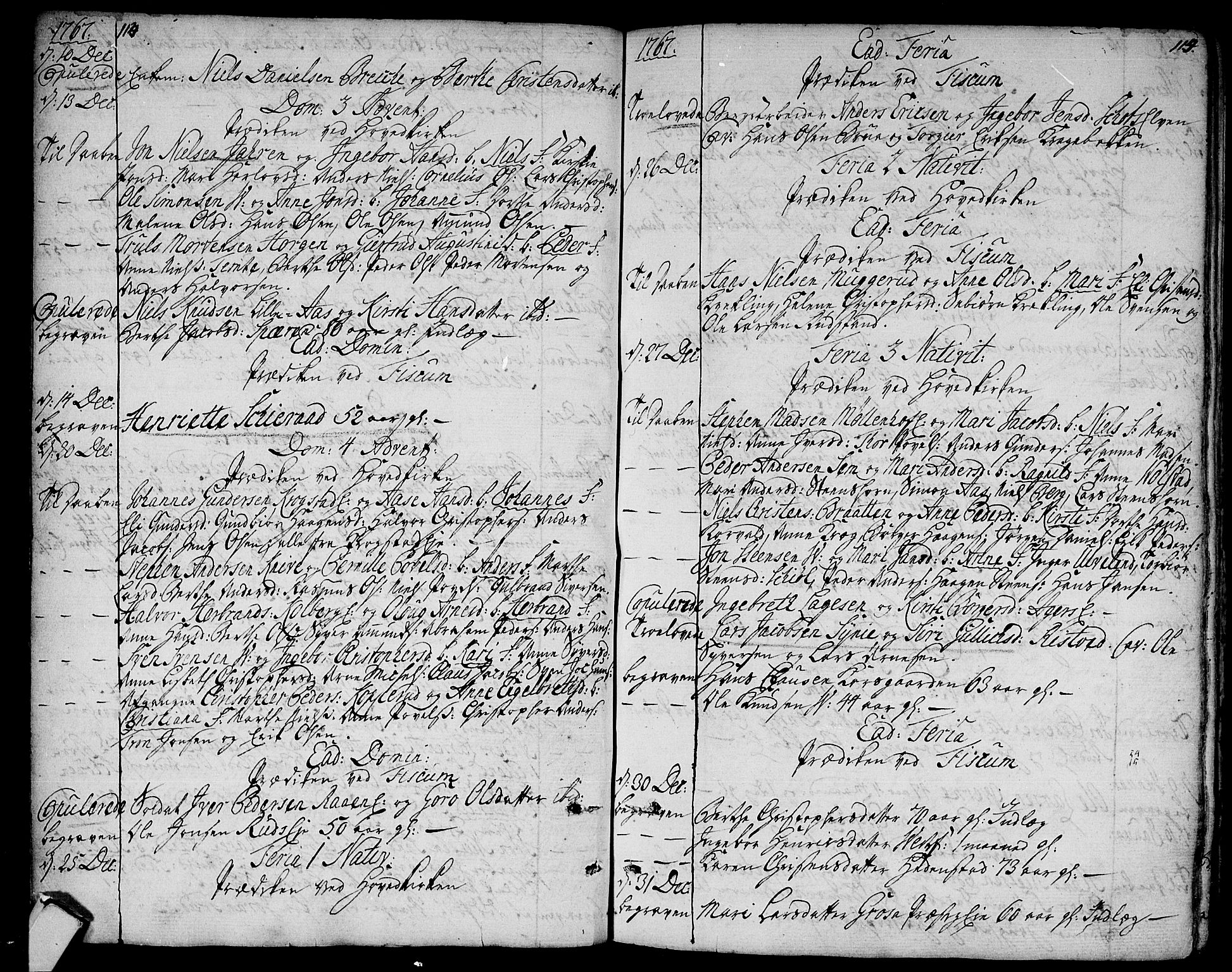 Eiker kirkebøker, SAKO/A-4/F/Fa/L0008: Parish register (official) no. I 8, 1764-1788, p. 113-114