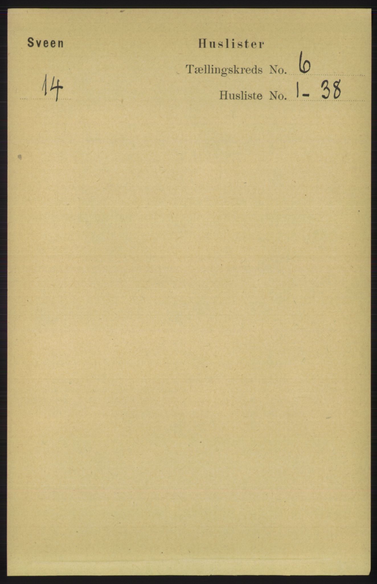 RA, 1891 census for 1216 Sveio, 1891, p. 1674