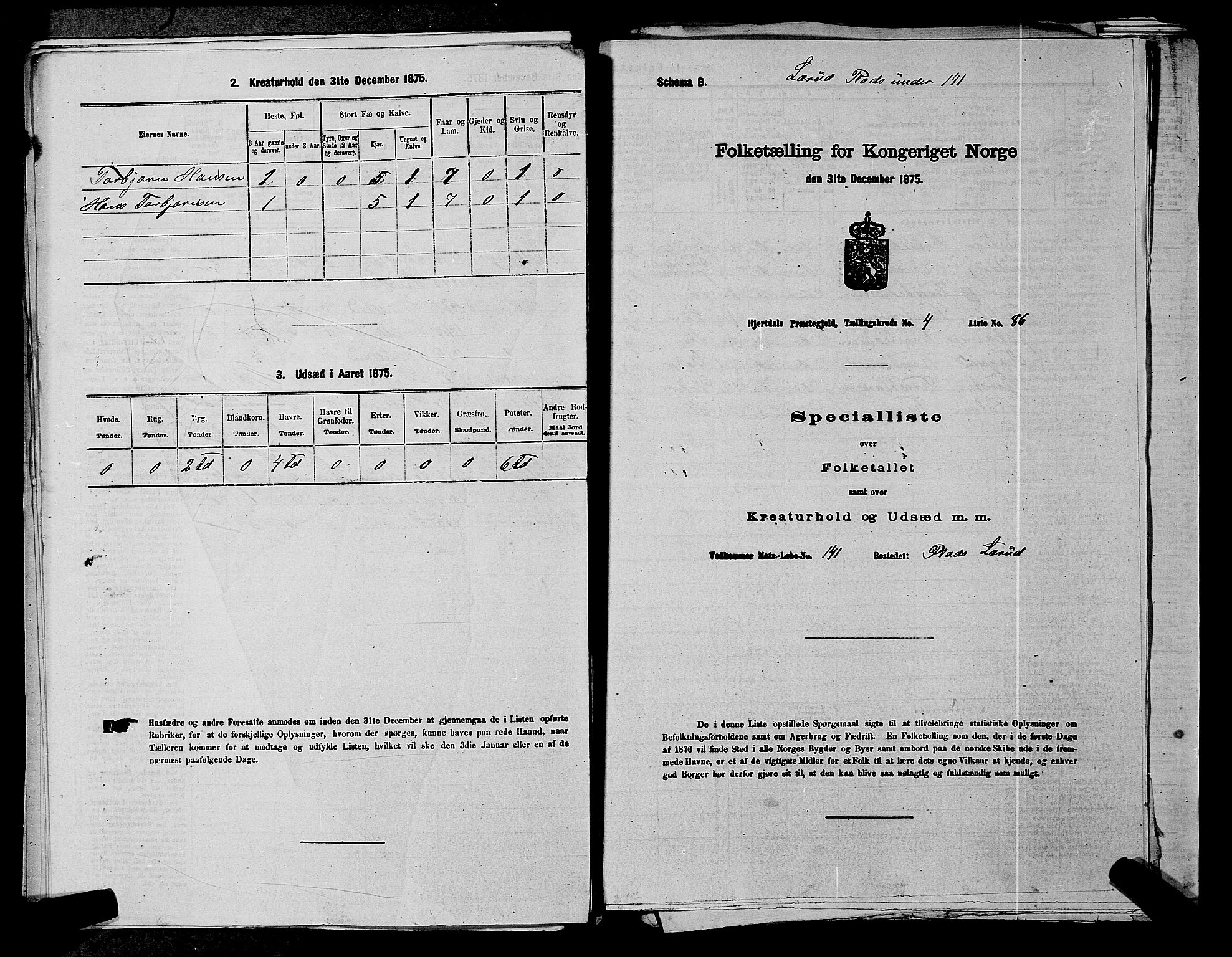 SAKO, 1875 census for 0827P Hjartdal, 1875, p. 635