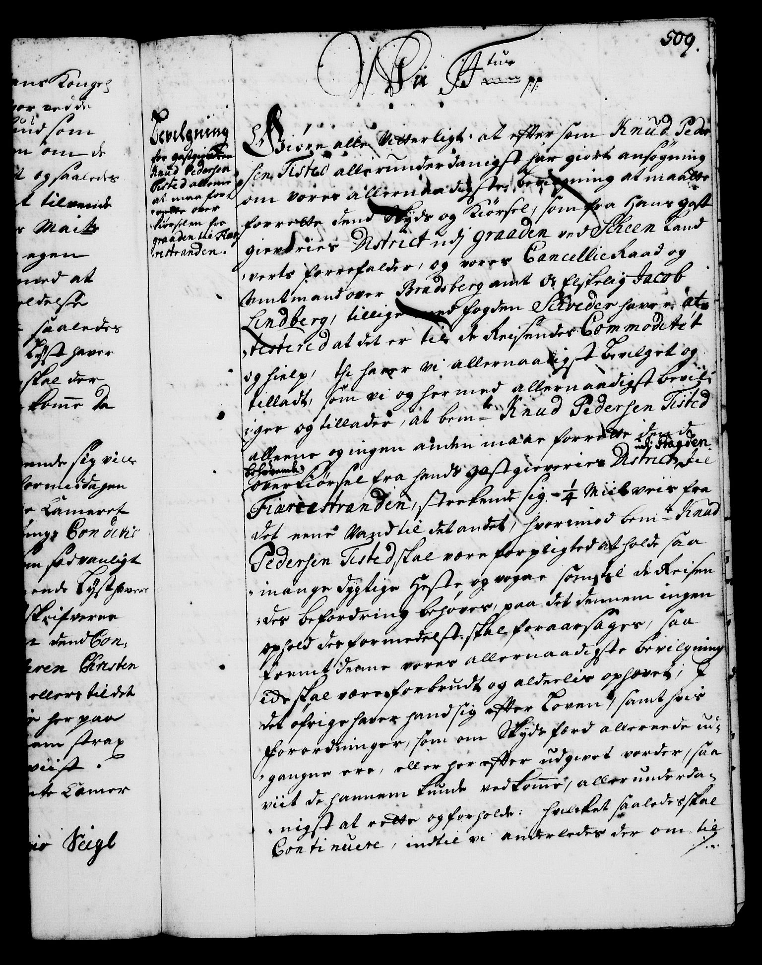 Rentekammeret, Kammerkanselliet, RA/EA-3111/G/Gg/Gga/L0001: Norsk ekspedisjonsprotokoll med register (merket RK 53.1), 1720-1723, p. 509