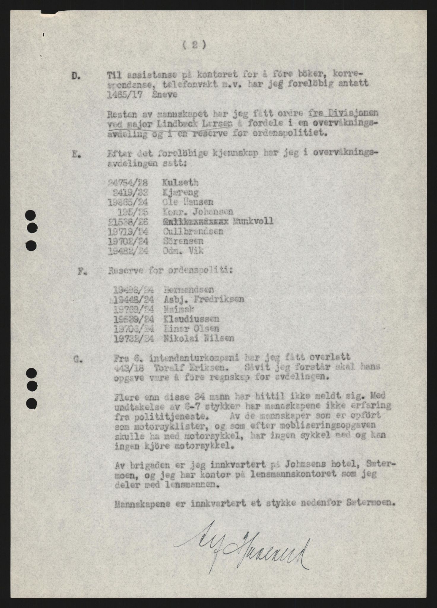 Forsvaret, Forsvarets krigshistoriske avdeling, AV/RA-RAFA-2017/Y/Yb/L0122: II-C-11-600  -  6. Divisjon med avdelinger, 1940, p. 277