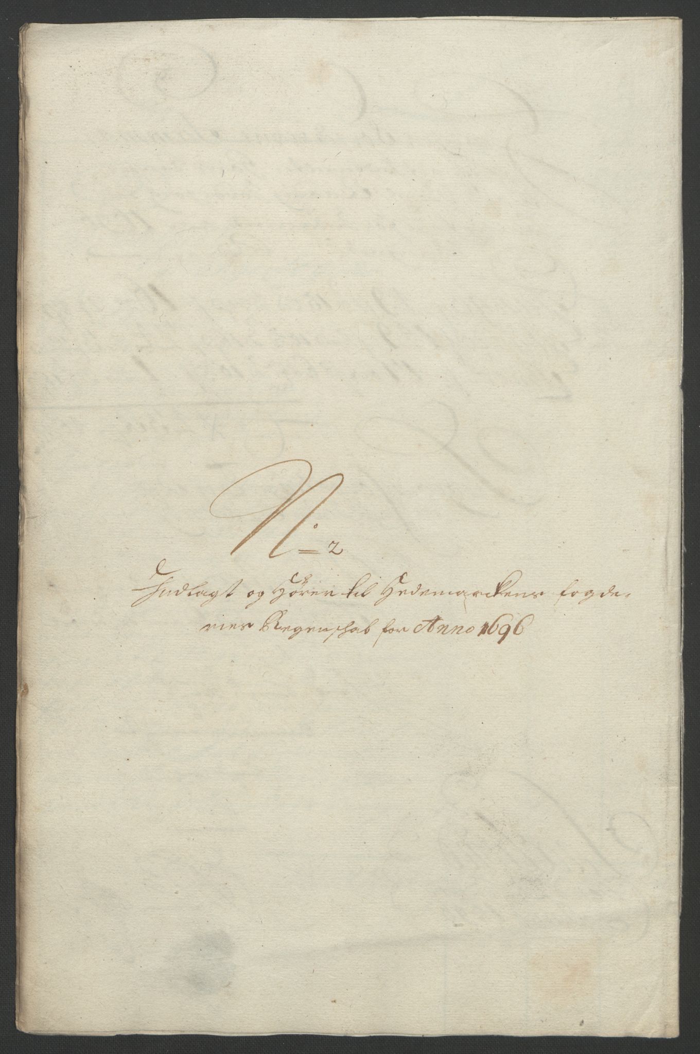 Rentekammeret inntil 1814, Reviderte regnskaper, Fogderegnskap, AV/RA-EA-4092/R16/L1036: Fogderegnskap Hedmark, 1695-1696, p. 305