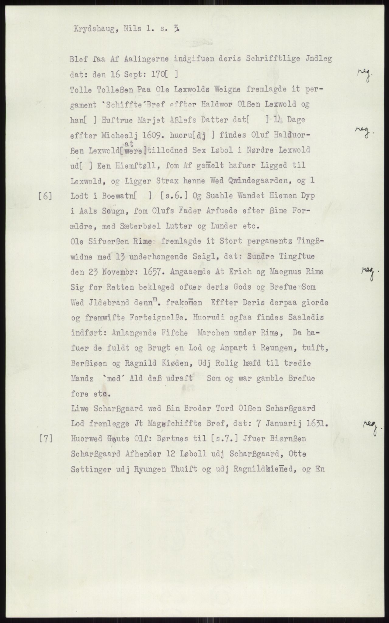 Samlinger til kildeutgivelse, Diplomavskriftsamlingen, AV/RA-EA-4053/H/Ha, p. 987