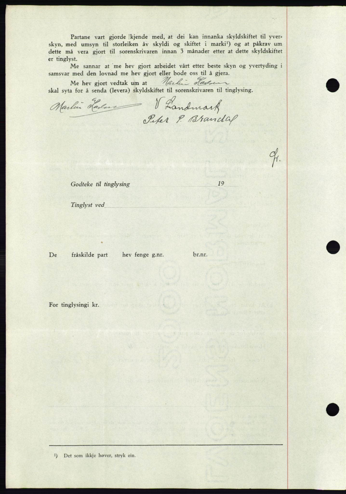 Søre Sunnmøre sorenskriveri, AV/SAT-A-4122/1/2/2C/L0063: Mortgage book no. 57, 1937-1937, Diary no: : 566/1937