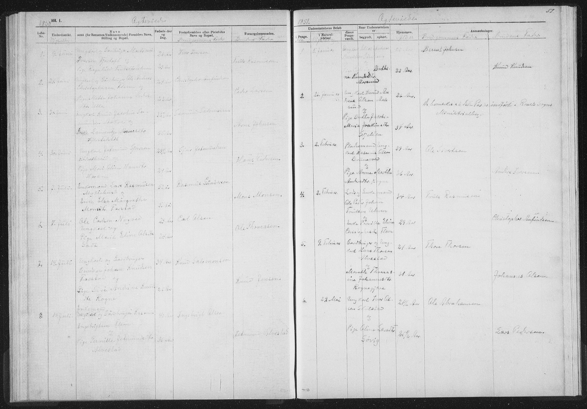 Ministerialprotokoller, klokkerbøker og fødselsregistre - Møre og Romsdal, SAT/A-1454/536/L0514: Parish register (official) no. 536D01, 1840-1875, p. 53