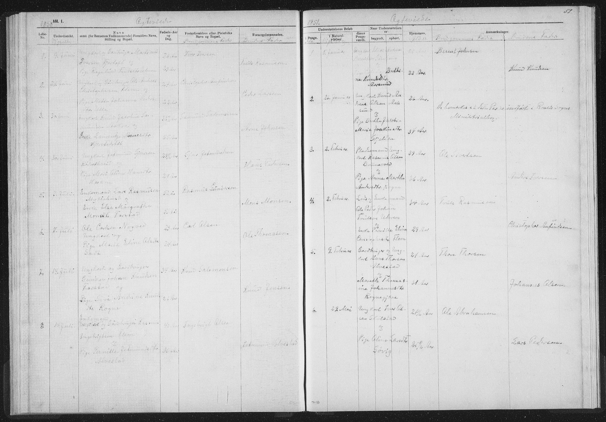 Ministerialprotokoller, klokkerbøker og fødselsregistre - Møre og Romsdal, AV/SAT-A-1454/536/L0514: Parish register (official) no. 536D01, 1840-1875, p. 53