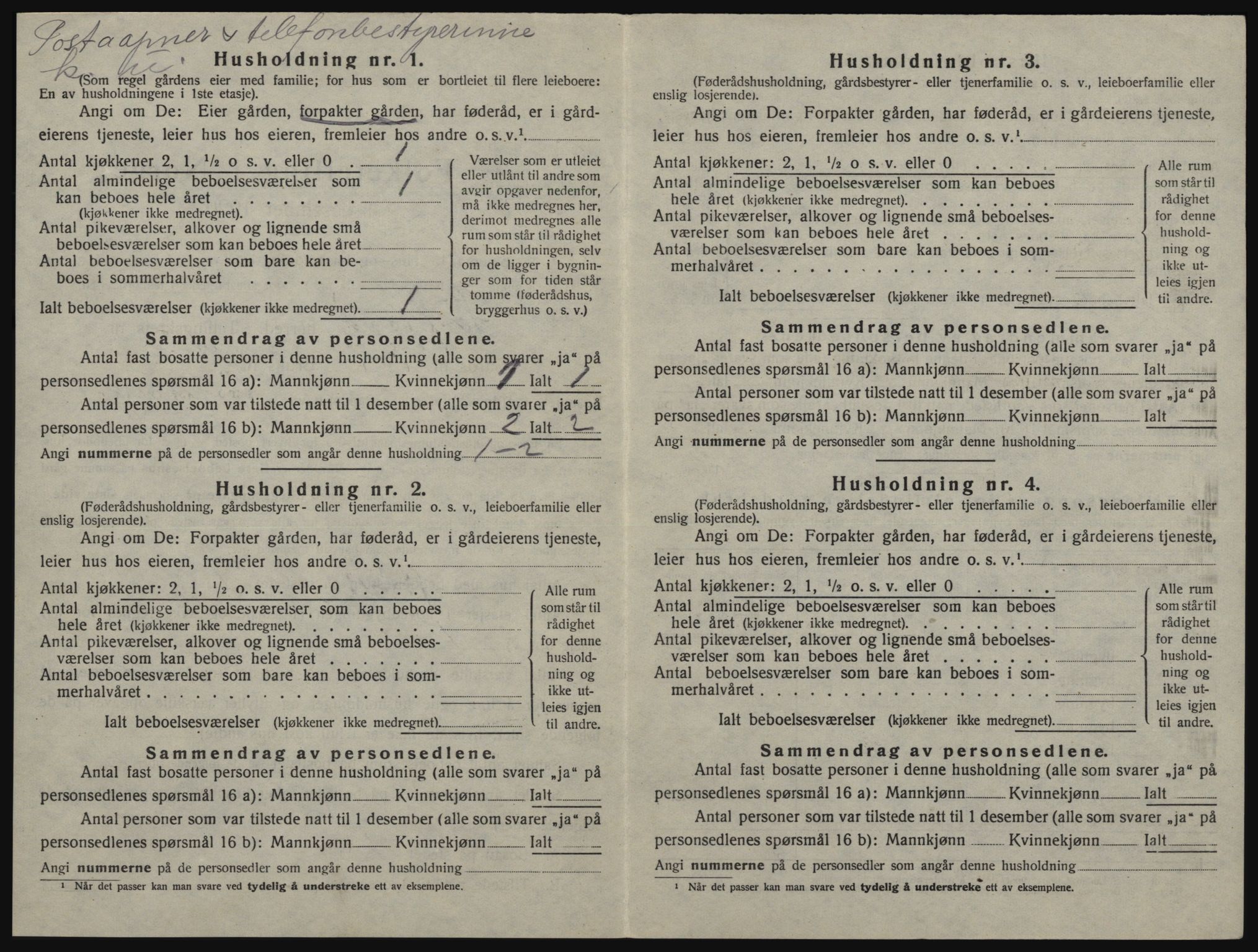 SATØ, 1920 census for Sørfjord, 1920, p. 78