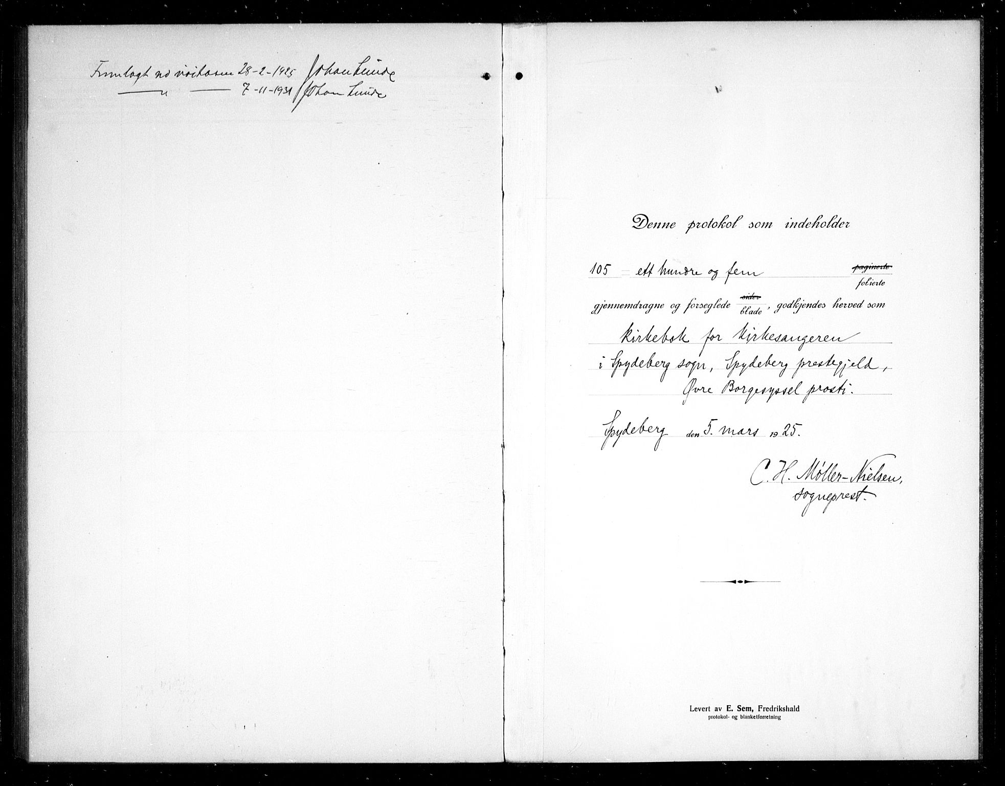 Spydeberg prestekontor Kirkebøker, SAO/A-10924/G/Ga/L0003: Parish register (copy) no. I 3, 1918-1934