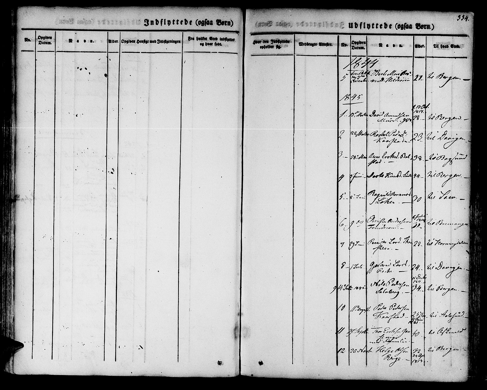 Innvik sokneprestembete, SAB/A-80501: Parish register (official) no. A 4II, 1832-1846, p. 434