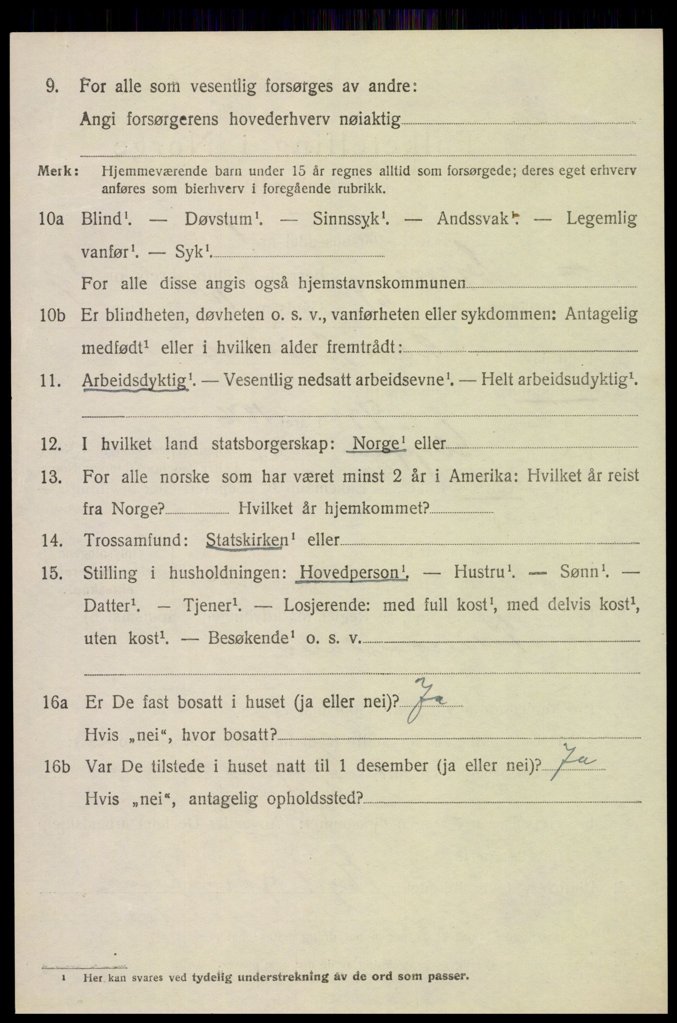 SAKO, 1920 census for Gjerpen, 1920, p. 6091