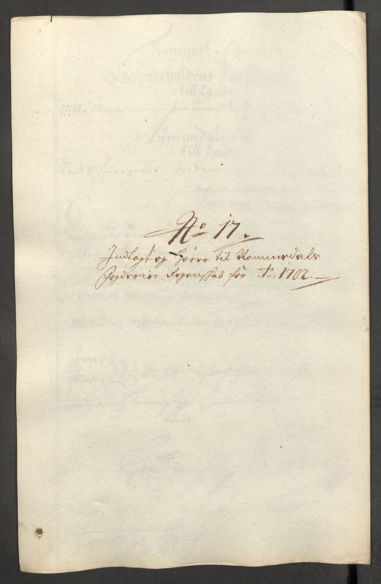 Rentekammeret inntil 1814, Reviderte regnskaper, Fogderegnskap, AV/RA-EA-4092/R64/L4427: Fogderegnskap Namdal, 1701-1702, p. 342