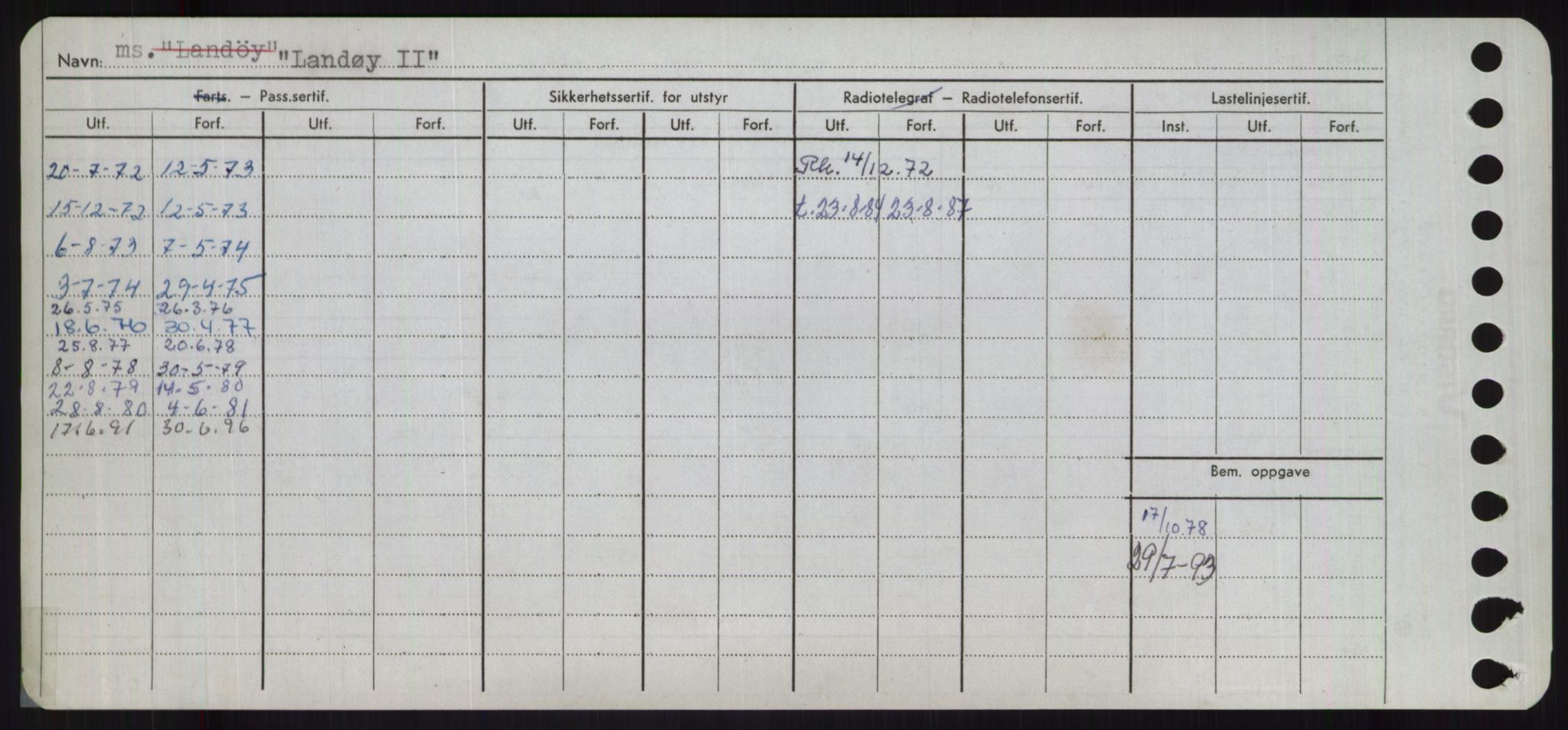 Sjøfartsdirektoratet med forløpere, Skipsmålingen, AV/RA-S-1627/H/Ha/L0003/0002: Fartøy, Hilm-Mar / Fartøy, Kom-Mar, p. 294